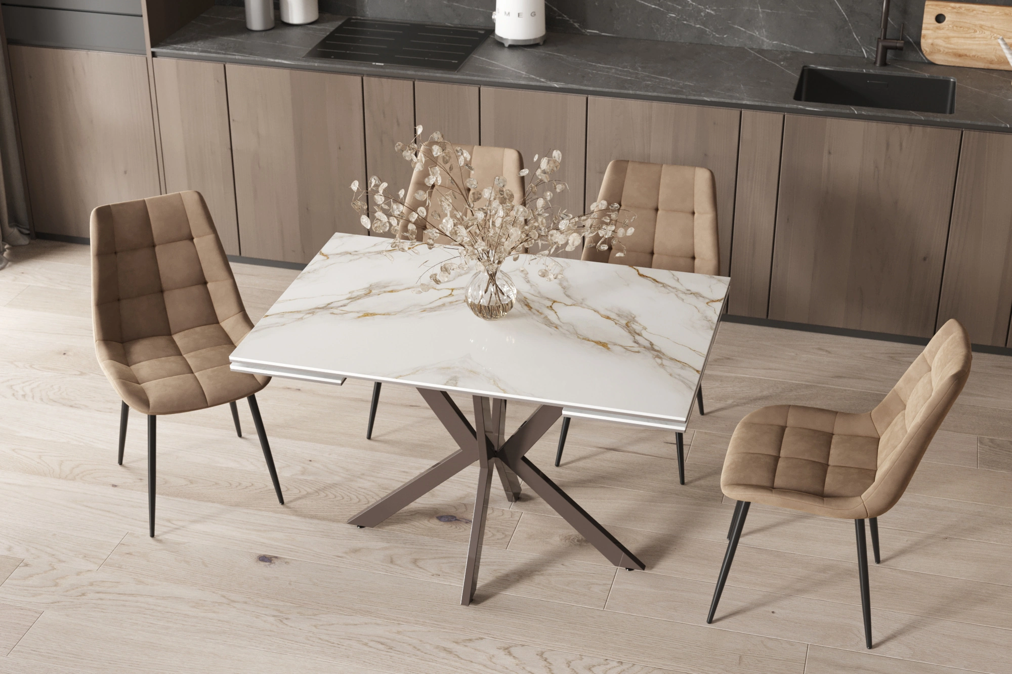 Керамические столы: разновидности