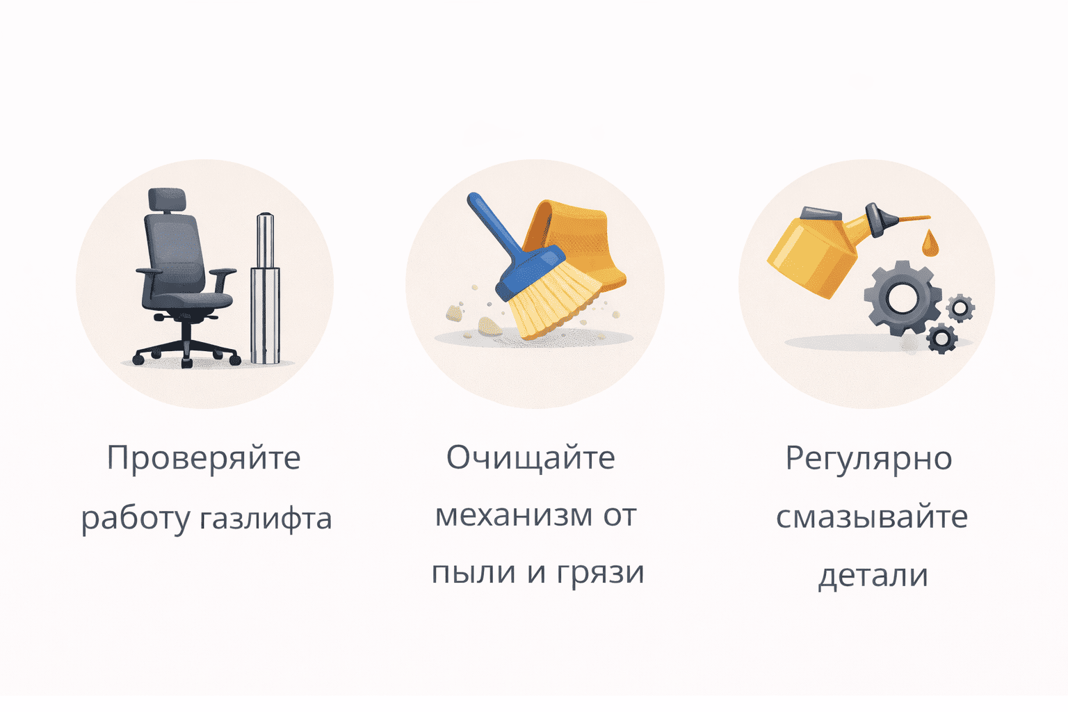 Уход за офисным креслом