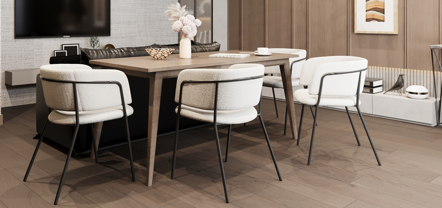 Мебель букле в интерьере