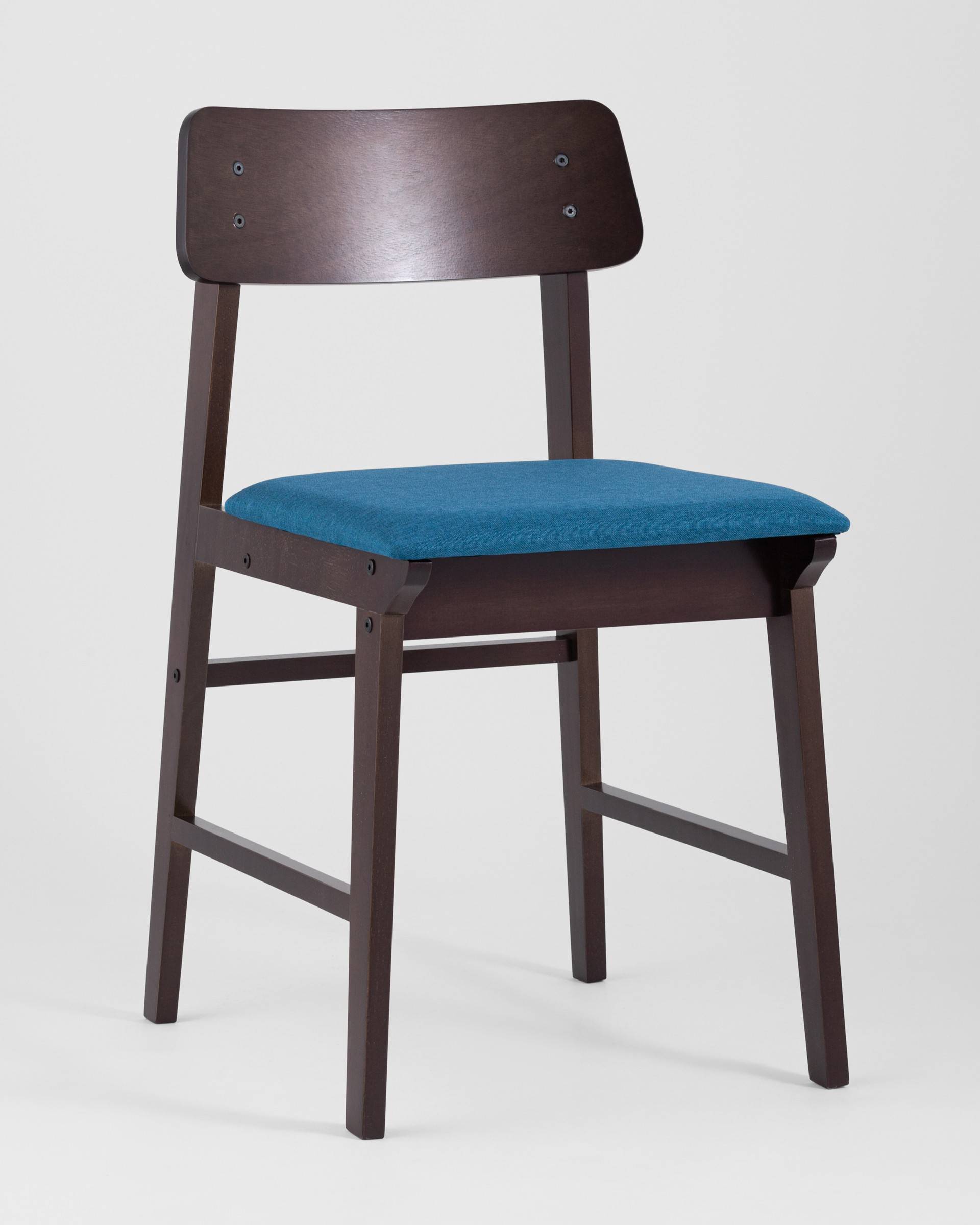 Стул кресло 59х59х110 см синий с подстаканником 120 кг green day
