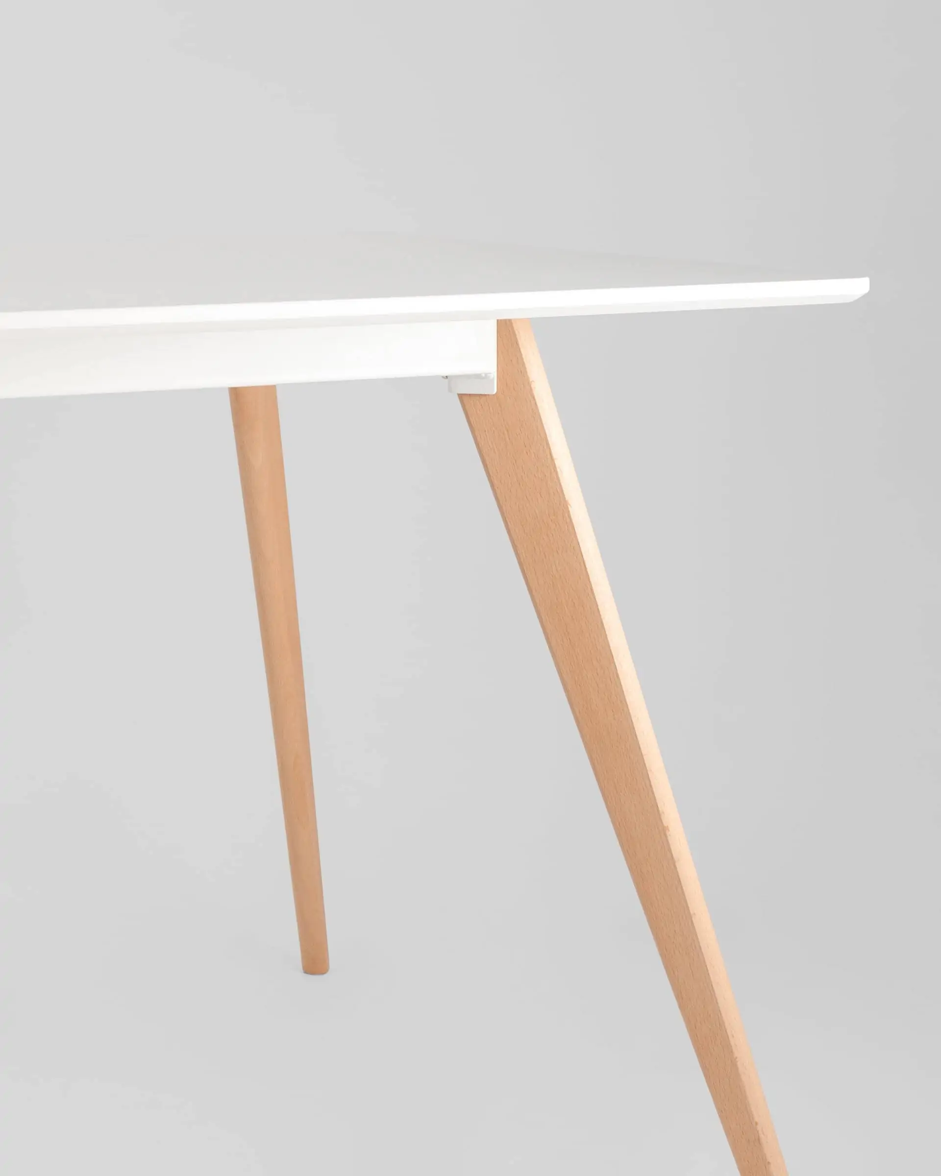 Обеденная группа стол обеденный FRANK NEW 120*80 см, 4 белых стула Frankfurt NEW