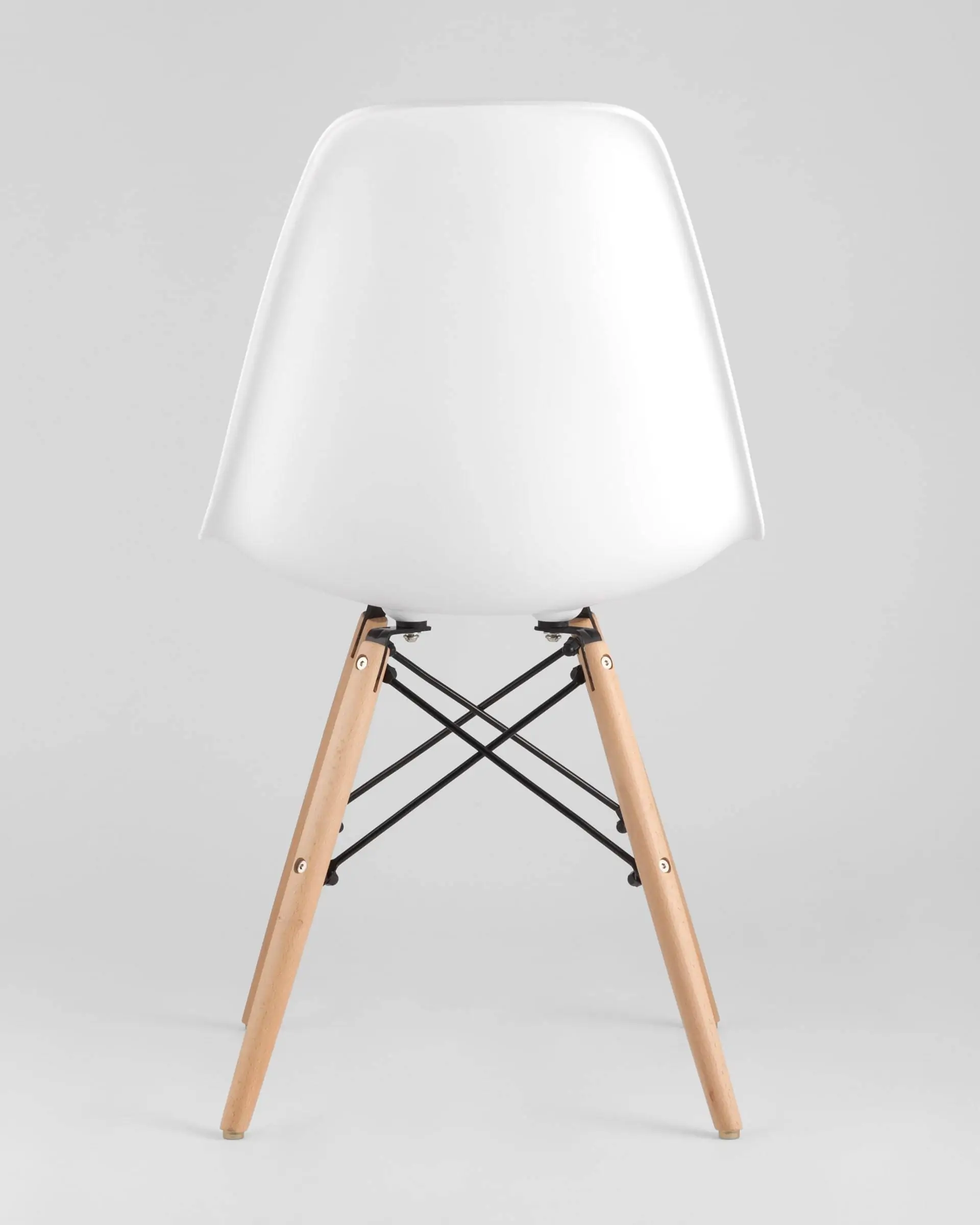 Обеденная группа стол Tulip D80 белый, стулья DSW белые 2 шт.