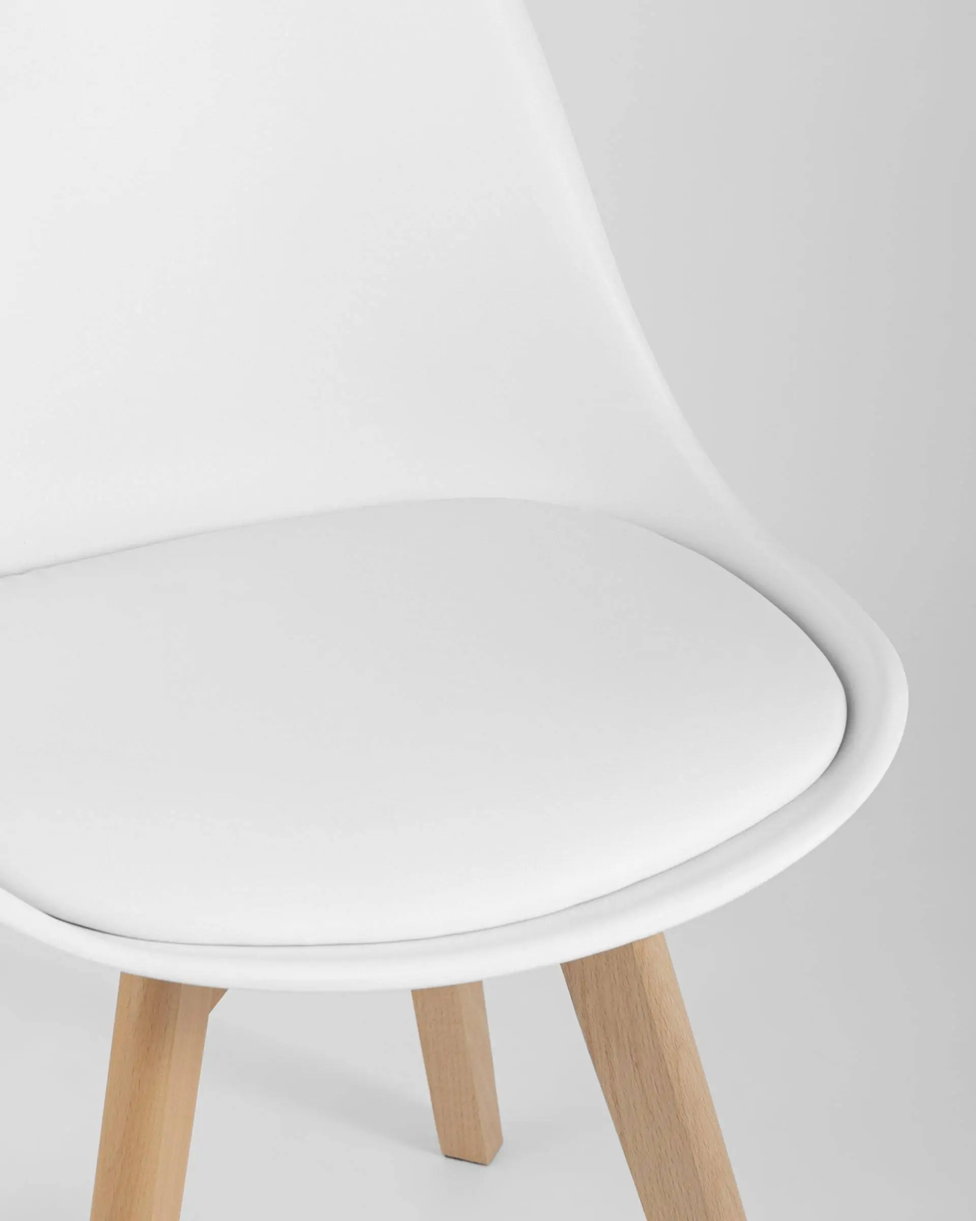 Обеденная группа стол обеденный FRANK NEW 120*80 см, 4 белых стула Frankfurt NEW