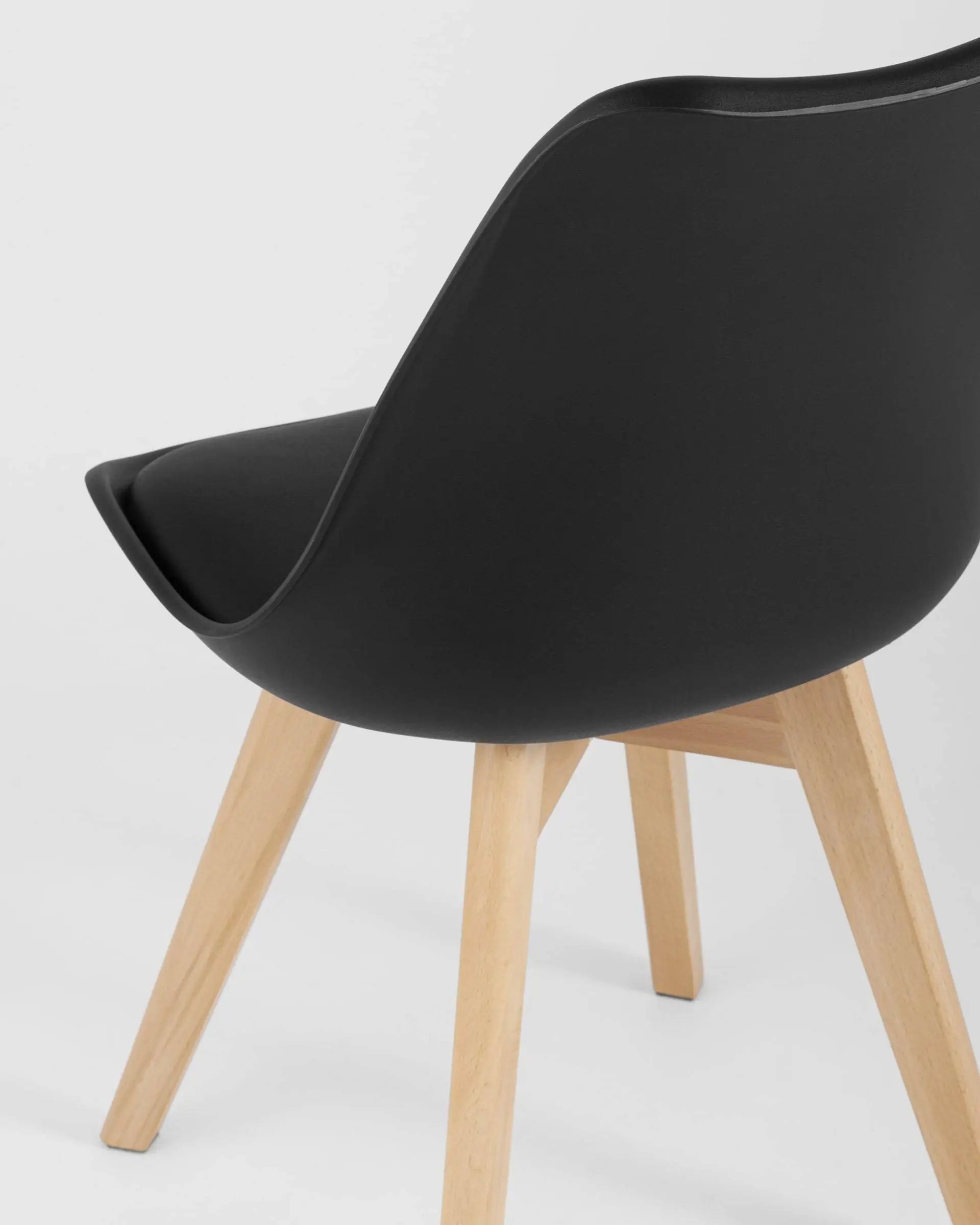 Обеденная группа стол FRANK NEW 120*80 см, 4 черных стула стол FRANK NEW