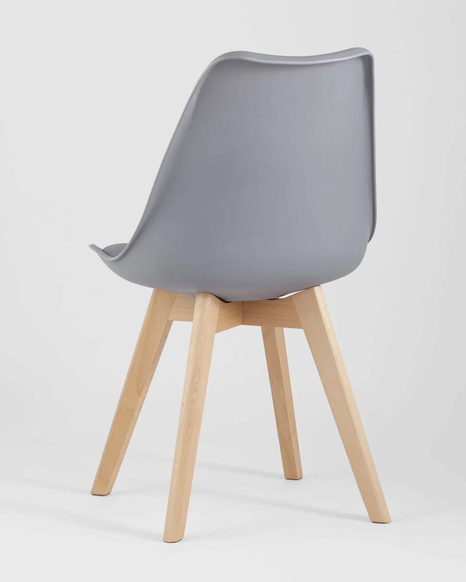 Обеденная группа стол DST, 3 стула Frankfurt серый