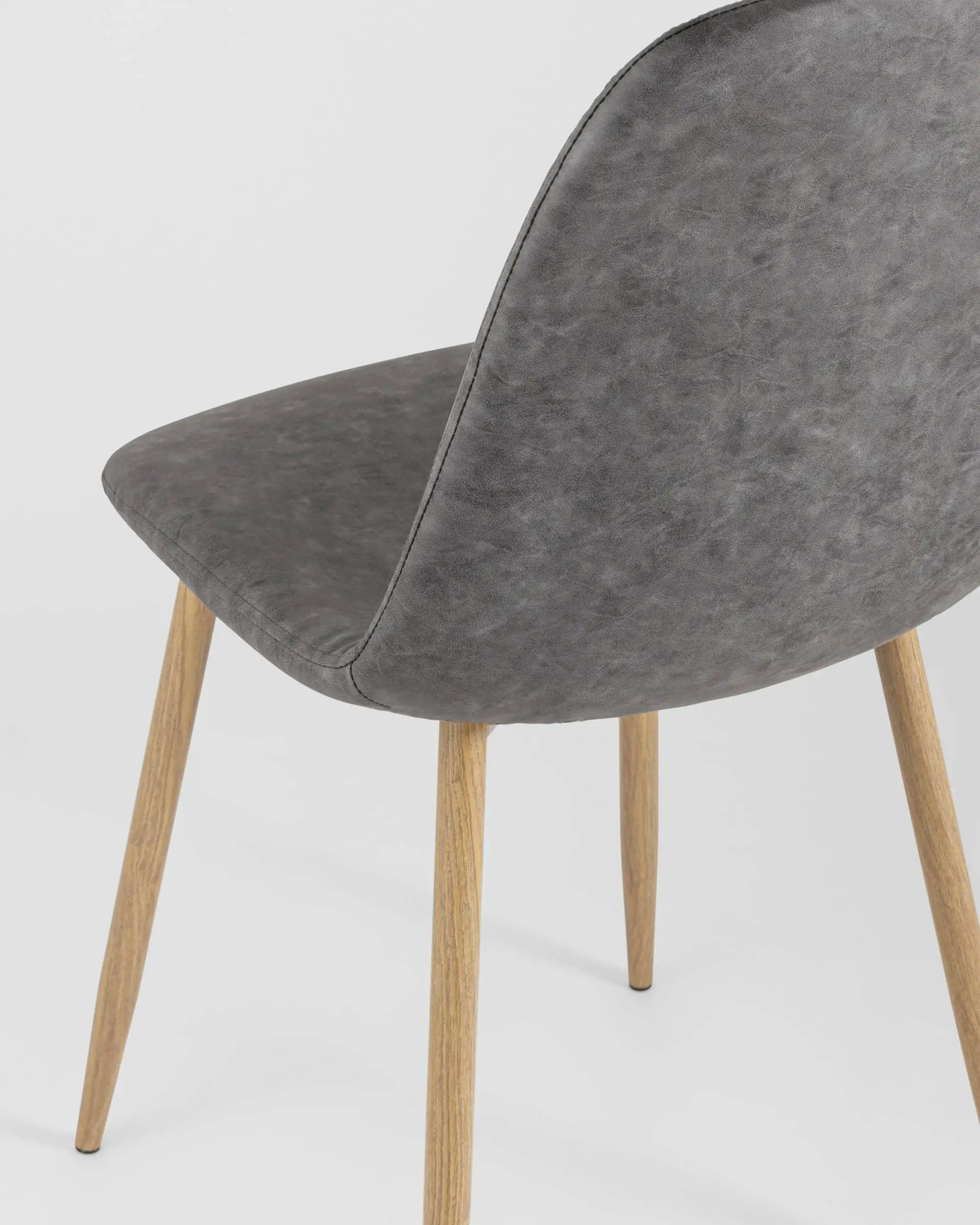 Обеденная группа стол DST, 3 стула Валенсия винтаж серый