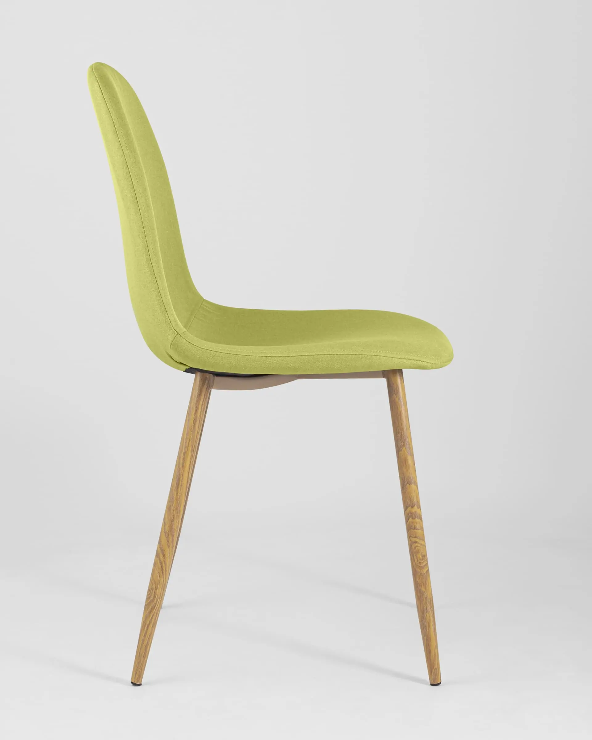 Обеденная группа стол круглый DST NEW D=80, 2 стула Валенсия SNвелюр фисташковый