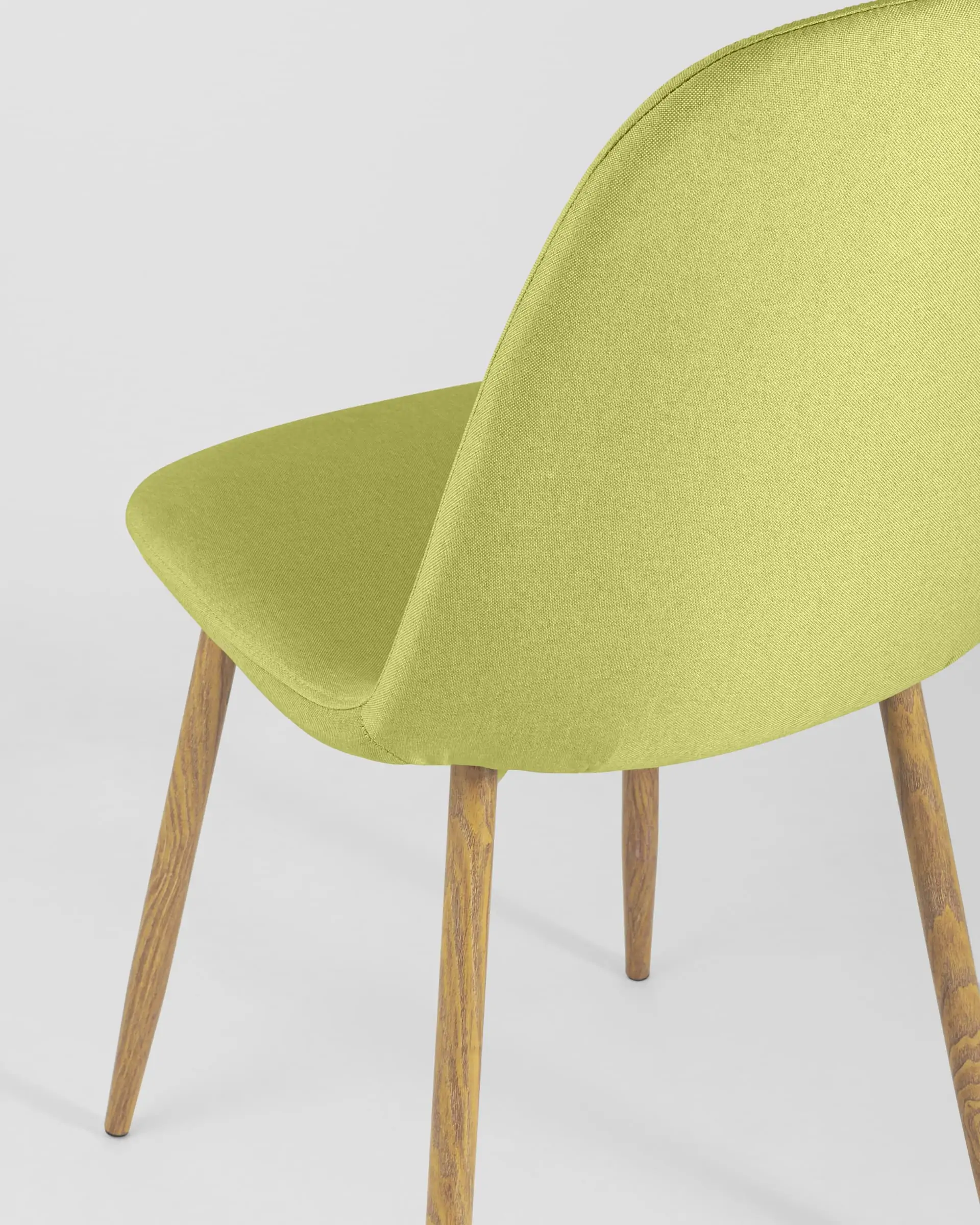 Обеденная группа стол круглый DST NEW D=80, 2 стула Валенсия SNвелюр фисташковый