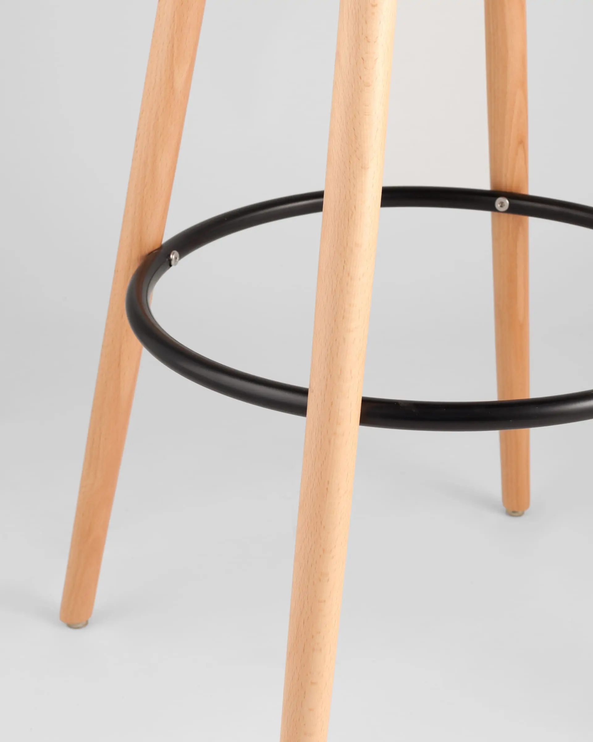 Обеденная группа стол барный DSW белый, 4 стула DSW барный черный