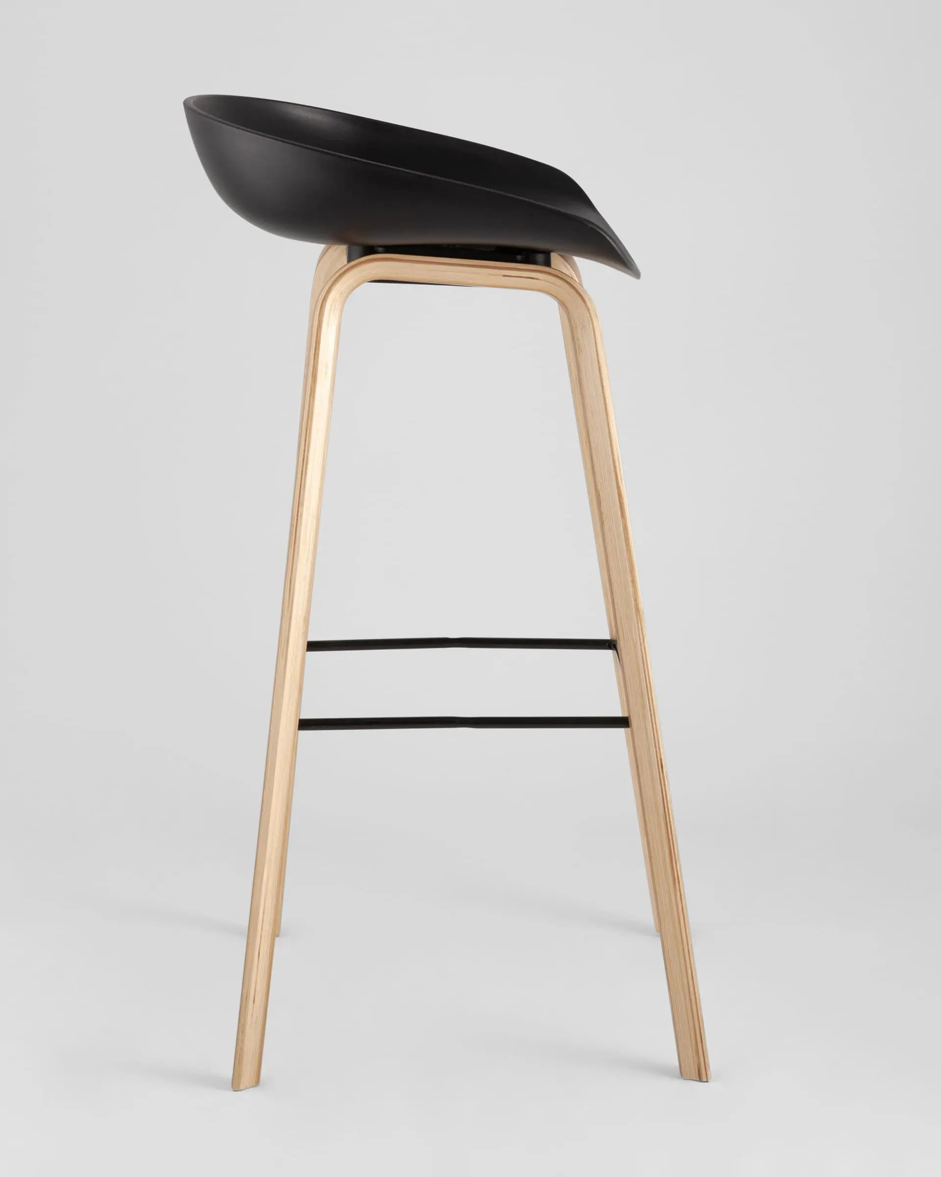 Обеденная группа стол барный DSW NEW 120*60*106 см белый, 2 барных стула LIBRA черный