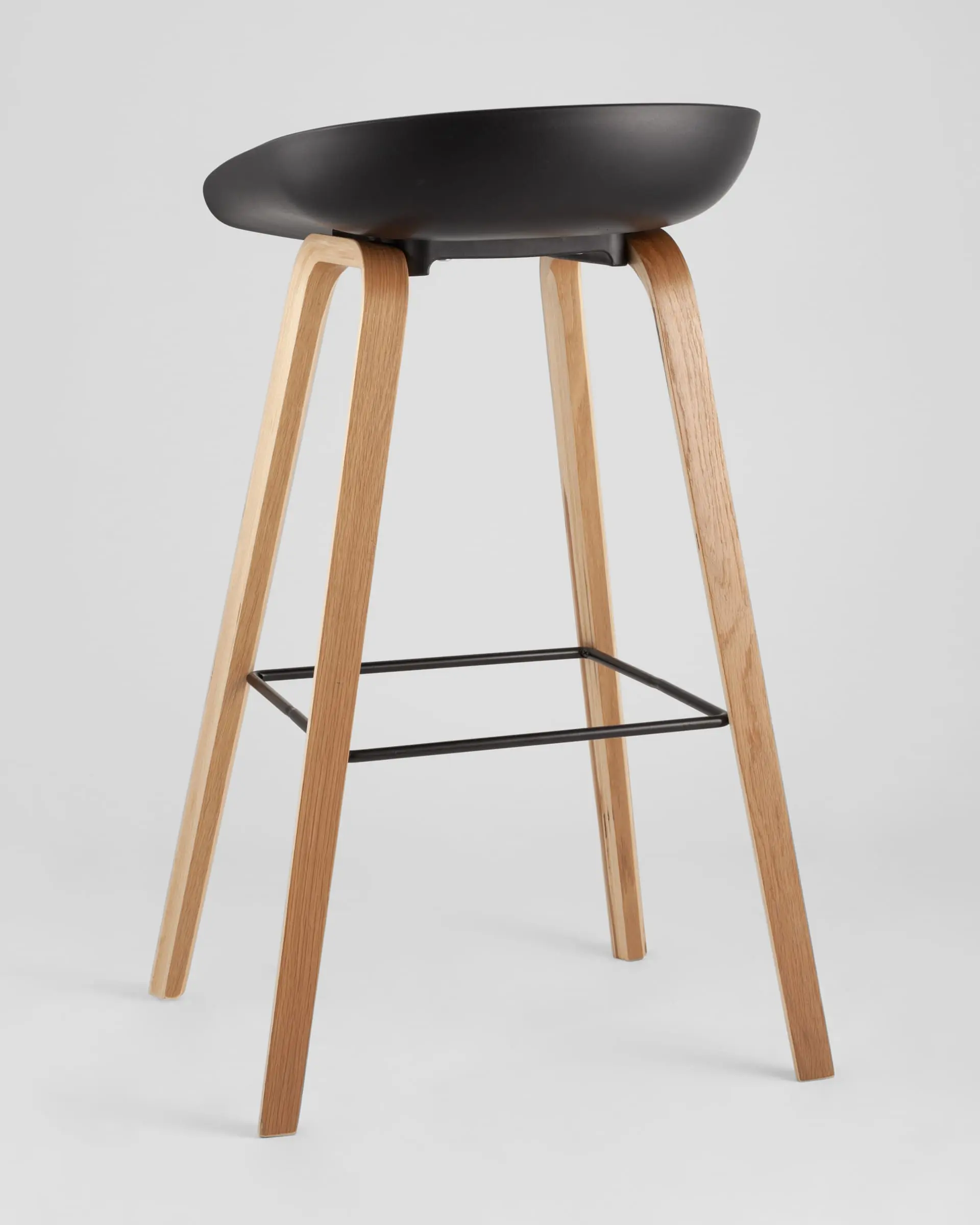 Обеденная группа стол барный DSW NEW 120*60*106 см белый, 4 барных стула LIBRA черный