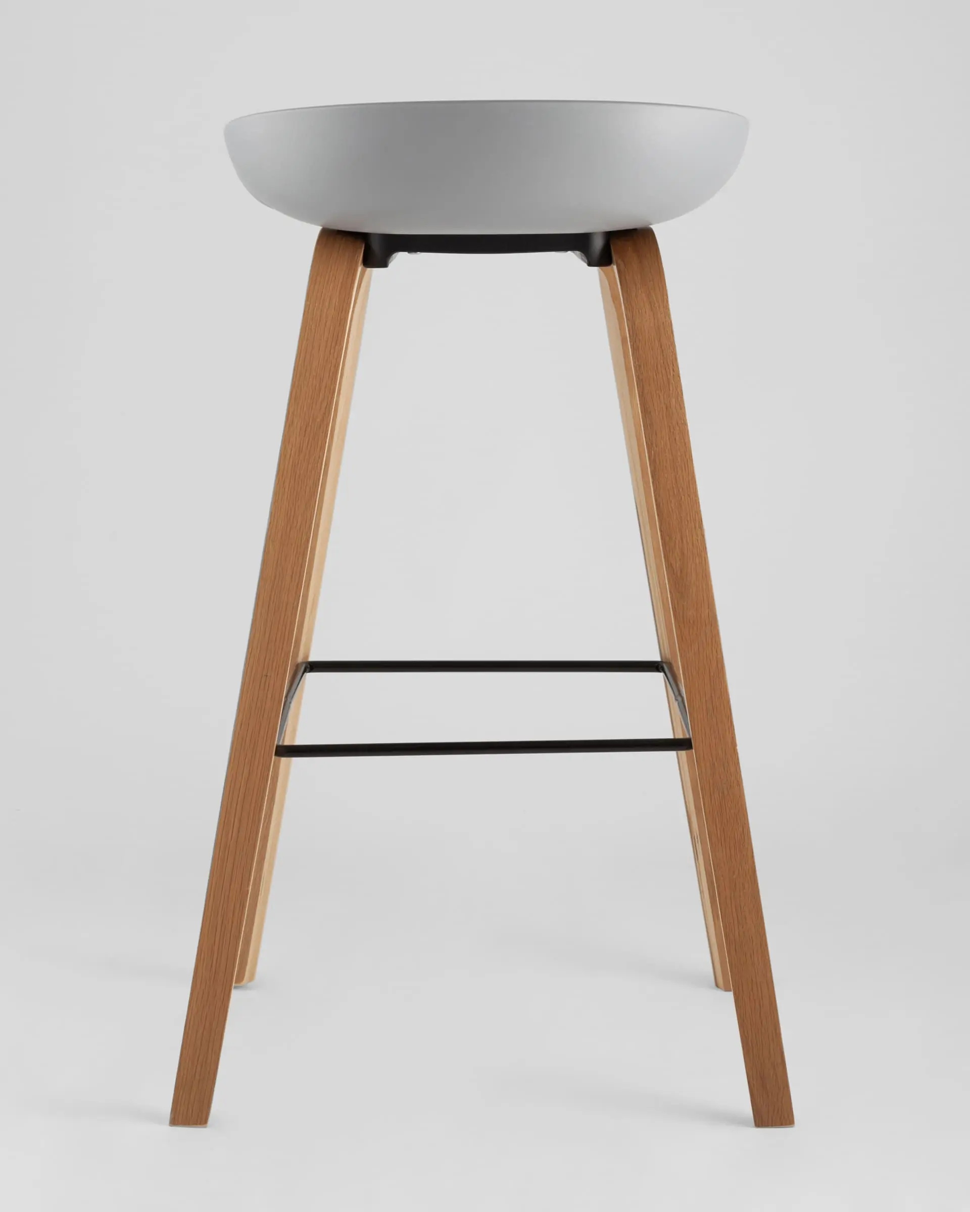 Обеденная группа стол барный DSW NEW 120*60*106 см белый, 3 барных стула LIBRA серый