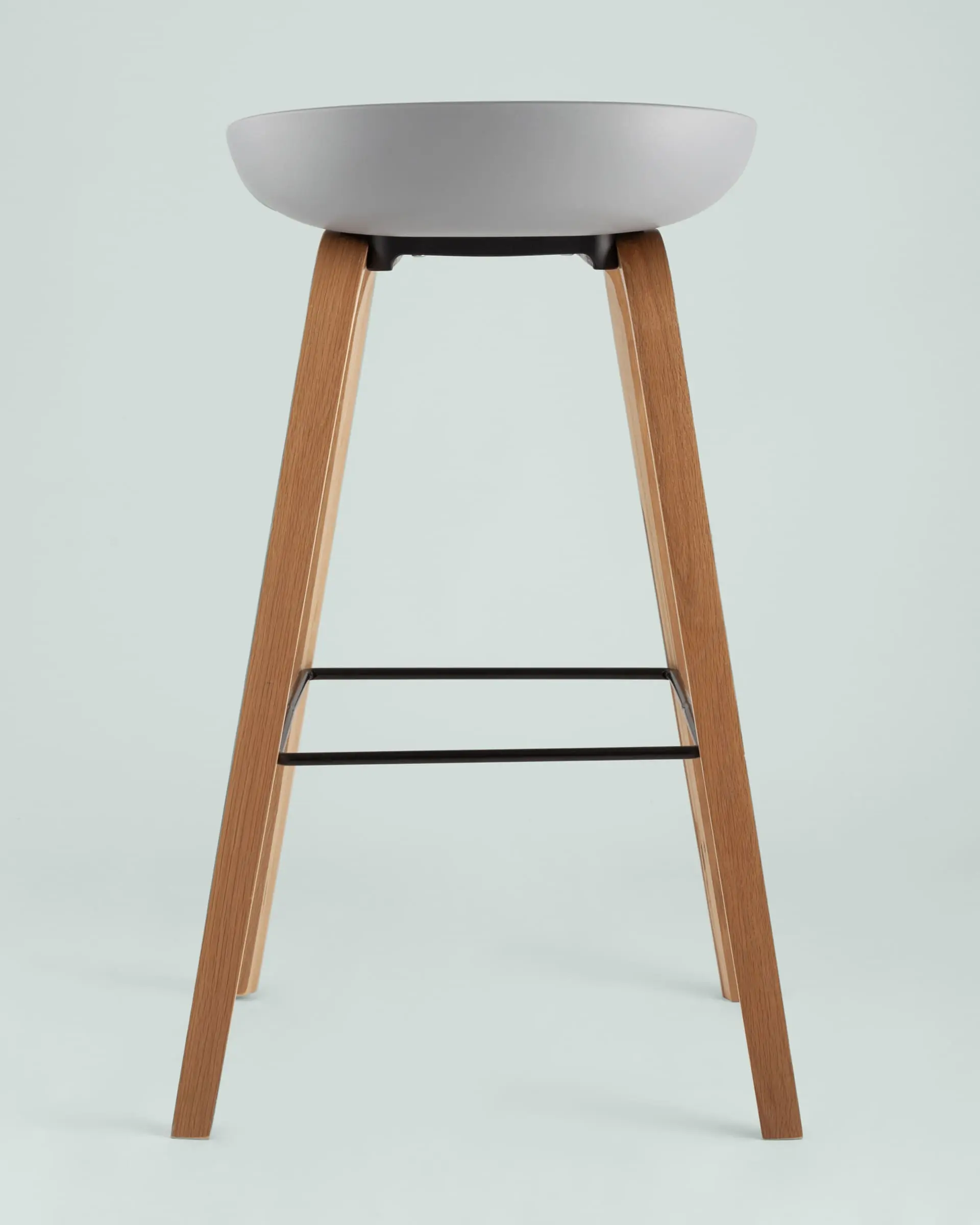 Обеденная группа стол барный DSW NEW 120*60*106 см белый, 2 барных стула LIBRA серый