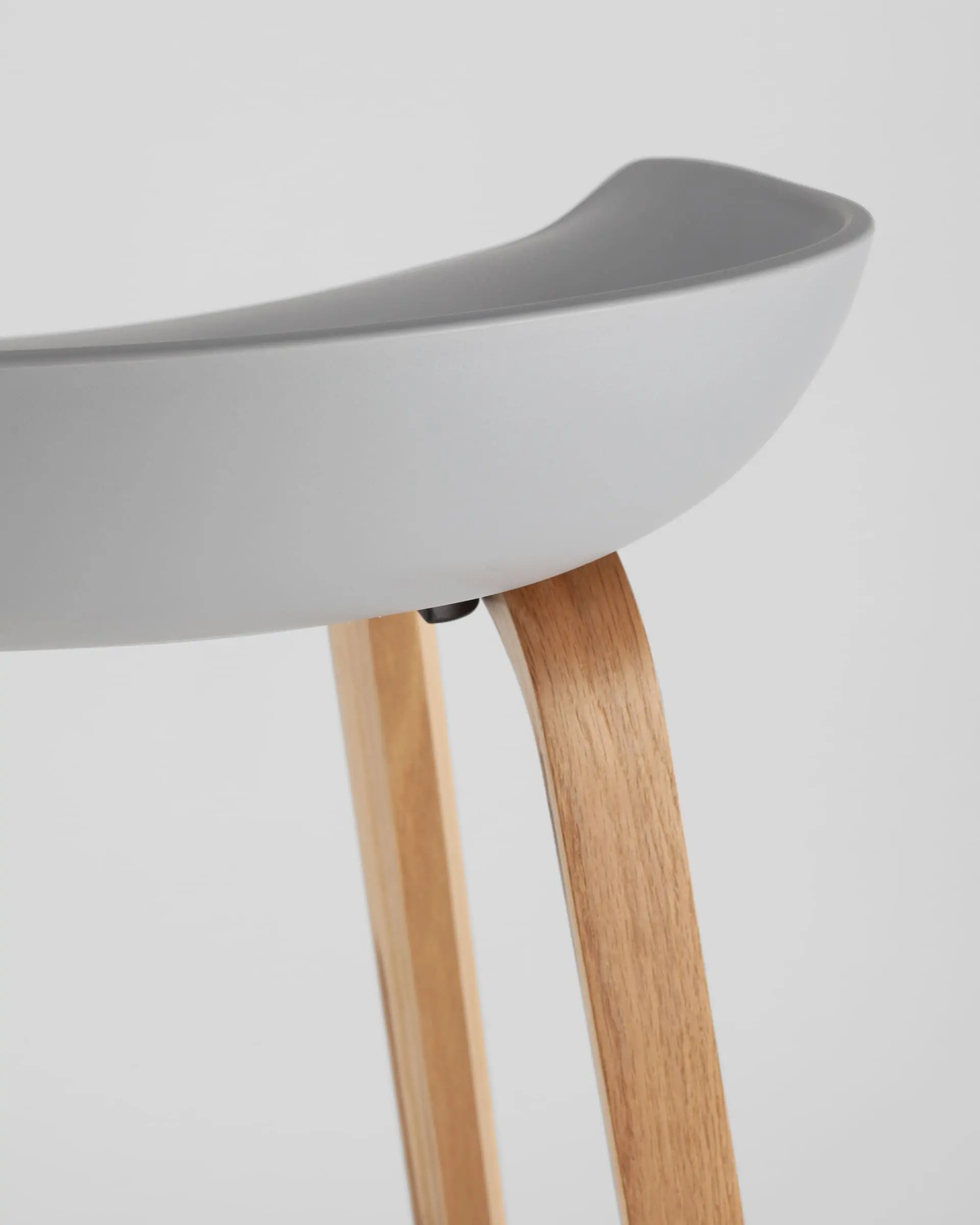 Обеденная группа стол барный DSW NEW 120*60*106 см белый, 2 барных стула LIBRA серый