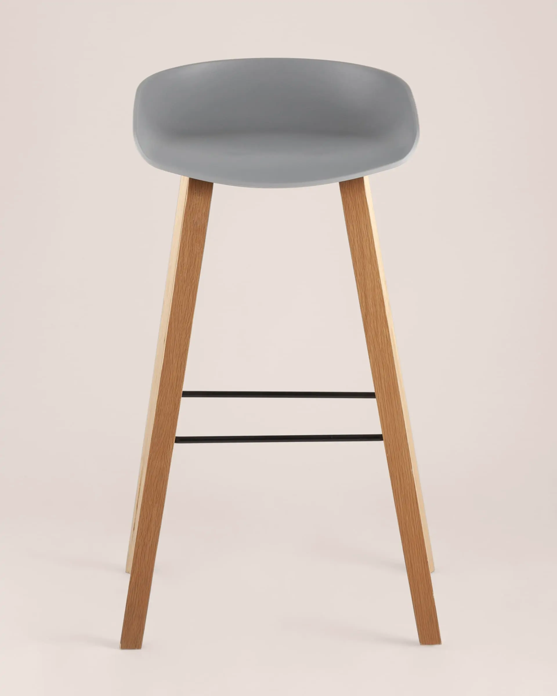 Обеденная группа стол барный DSW NEW 120*60*106 см белый, 3 барных стула LIBRA серый