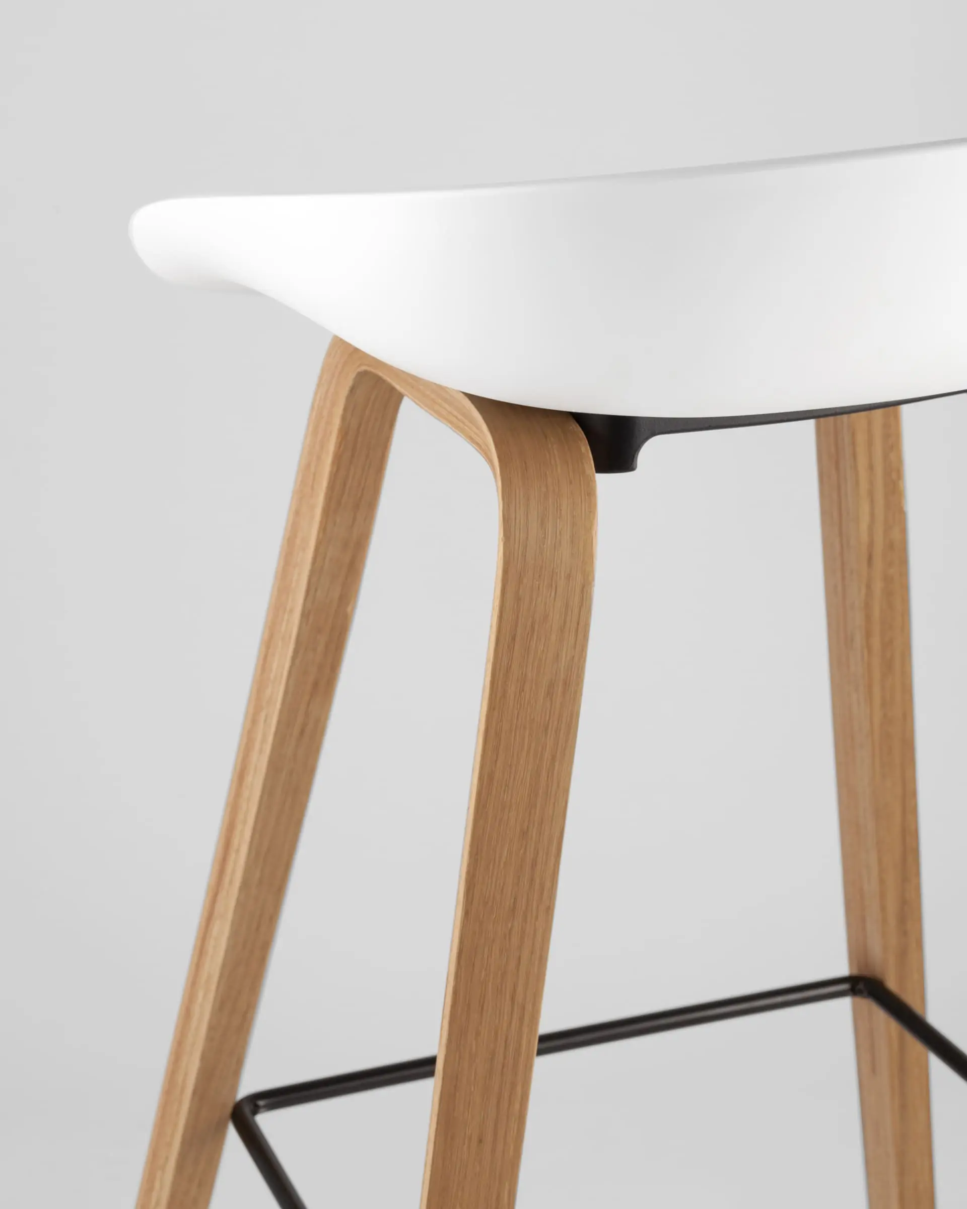 Обеденная группа стол барный DSW NEW 120*60*106 см белый, 3 барных стула LIBRA SOFT белый