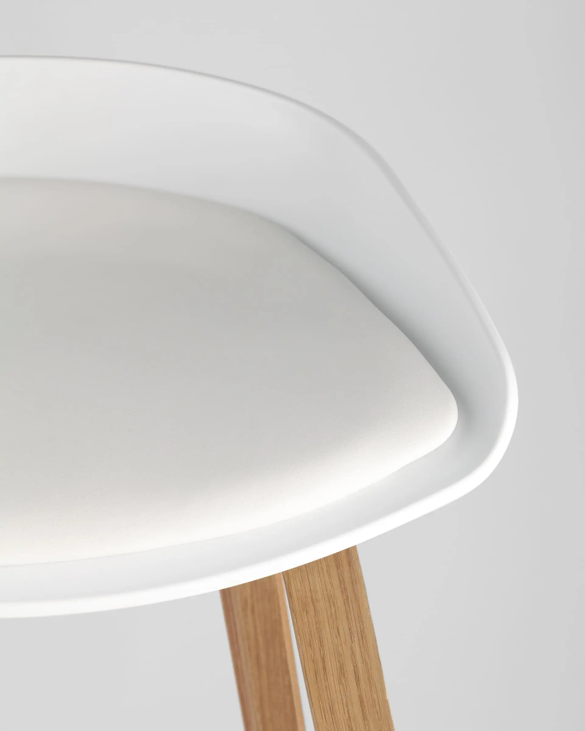 Обеденная группа стол барный DSW NEW 120*60*106 см белый, 3 барных стула LIBRA SOFT белый