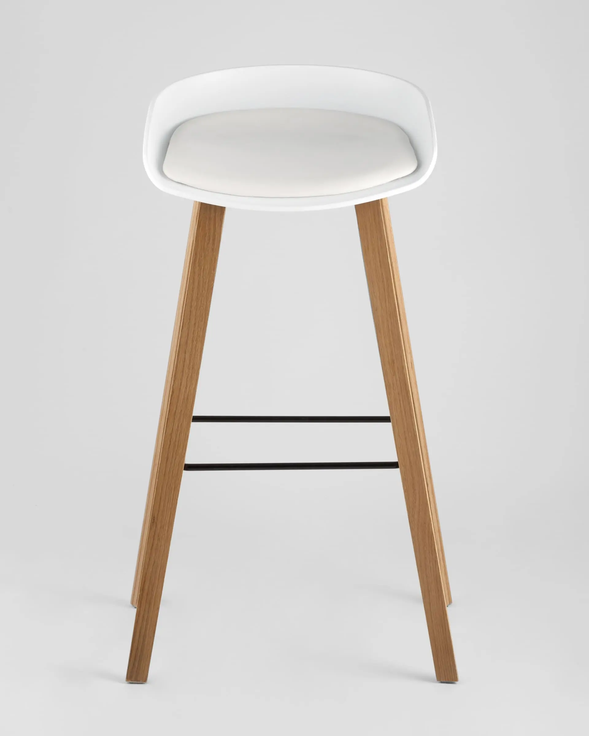 Обеденная группа стол барный DSW NEW 120*60*106 см белый, 3 барных стула LIBRA SOFT белый