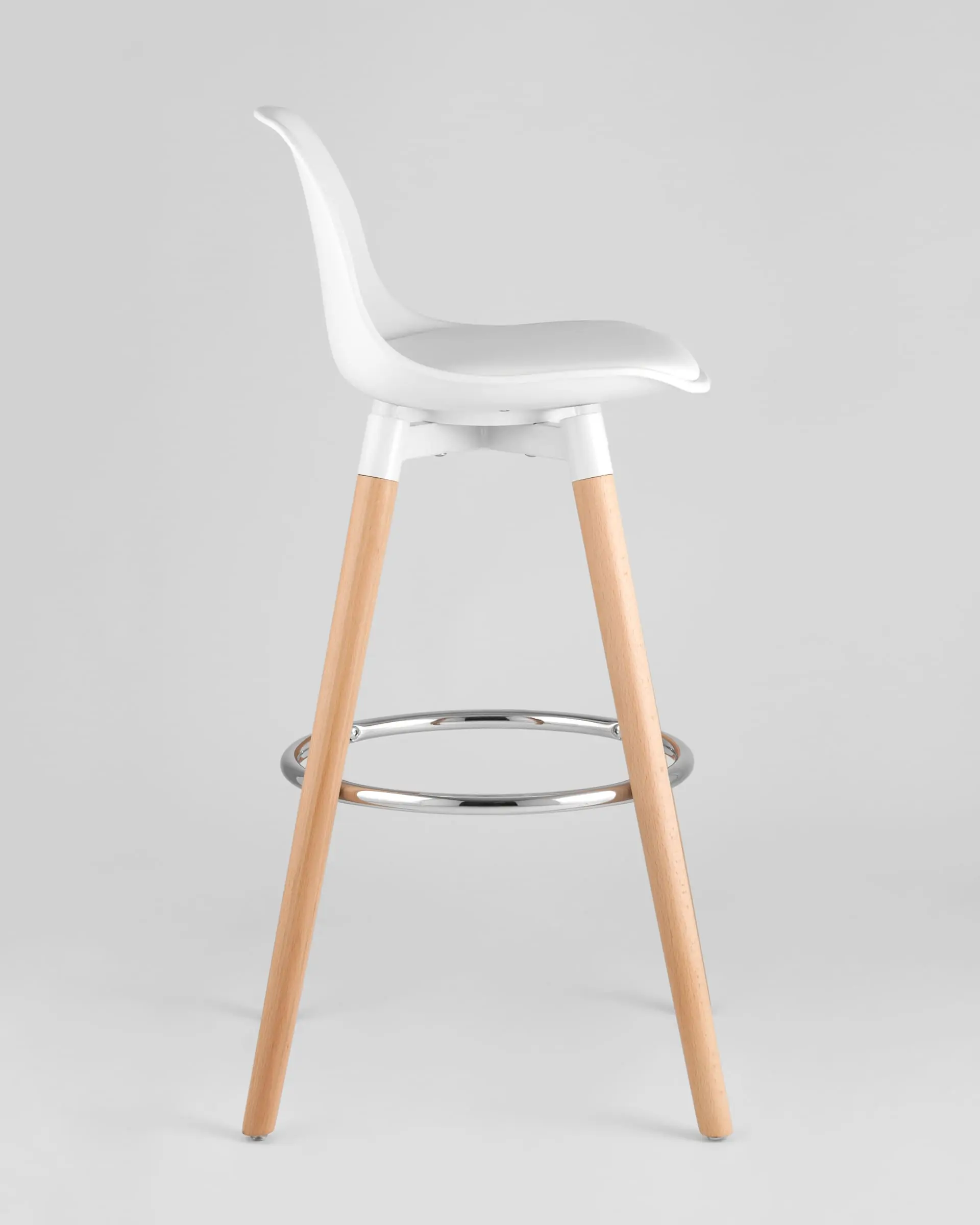 Обеденная группа стол барный DSW белый, 2 барных стула Мартин белый