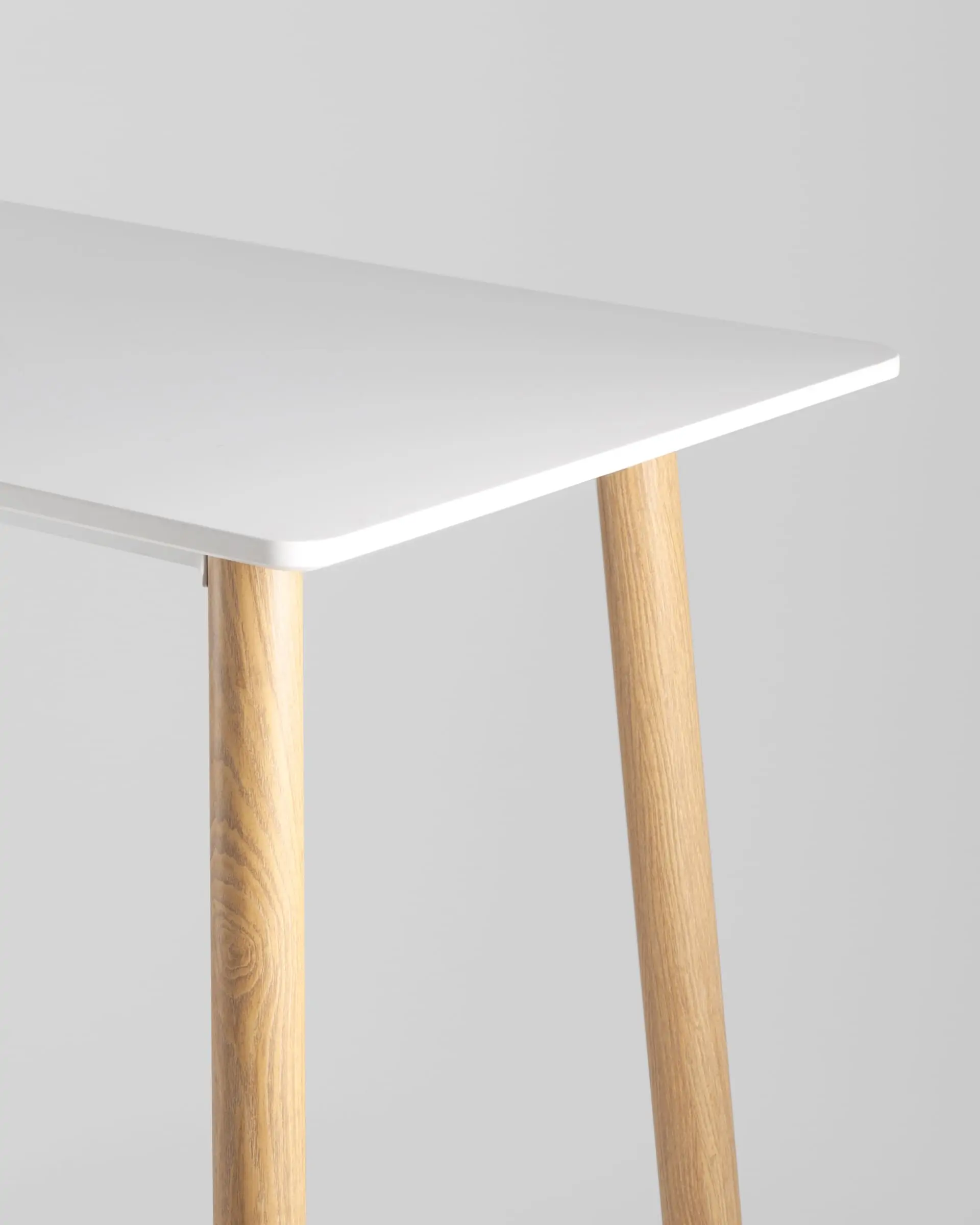 Обеденная группа стол барный DSW NEW 120*60*106 см белый, 2 барных стула LIBRA SOFT белый
