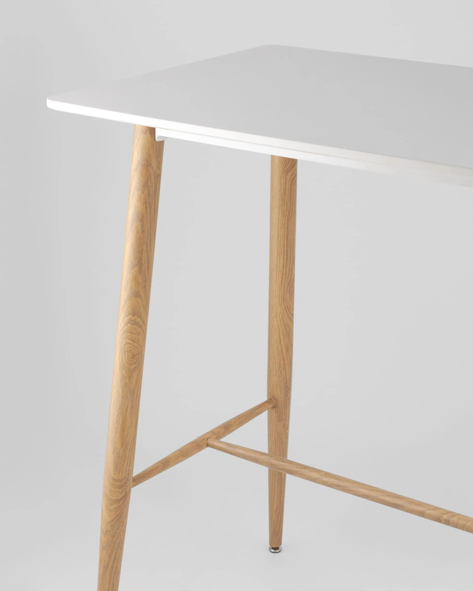 Обеденная группа стол барный DSW NEW 120*60*106 см белый, 3 барных стула LIBRA черный