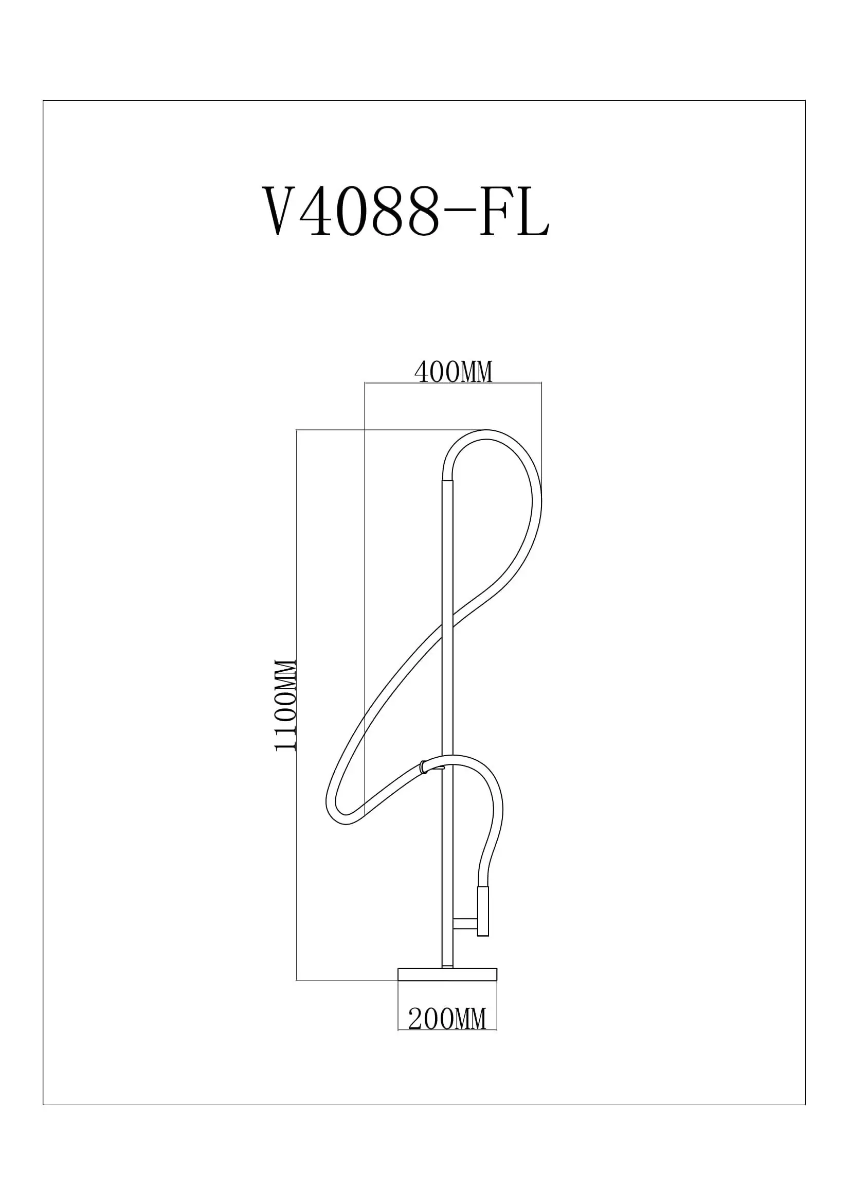 Светодиодный напольный светильник Moderli V4088-FL True
