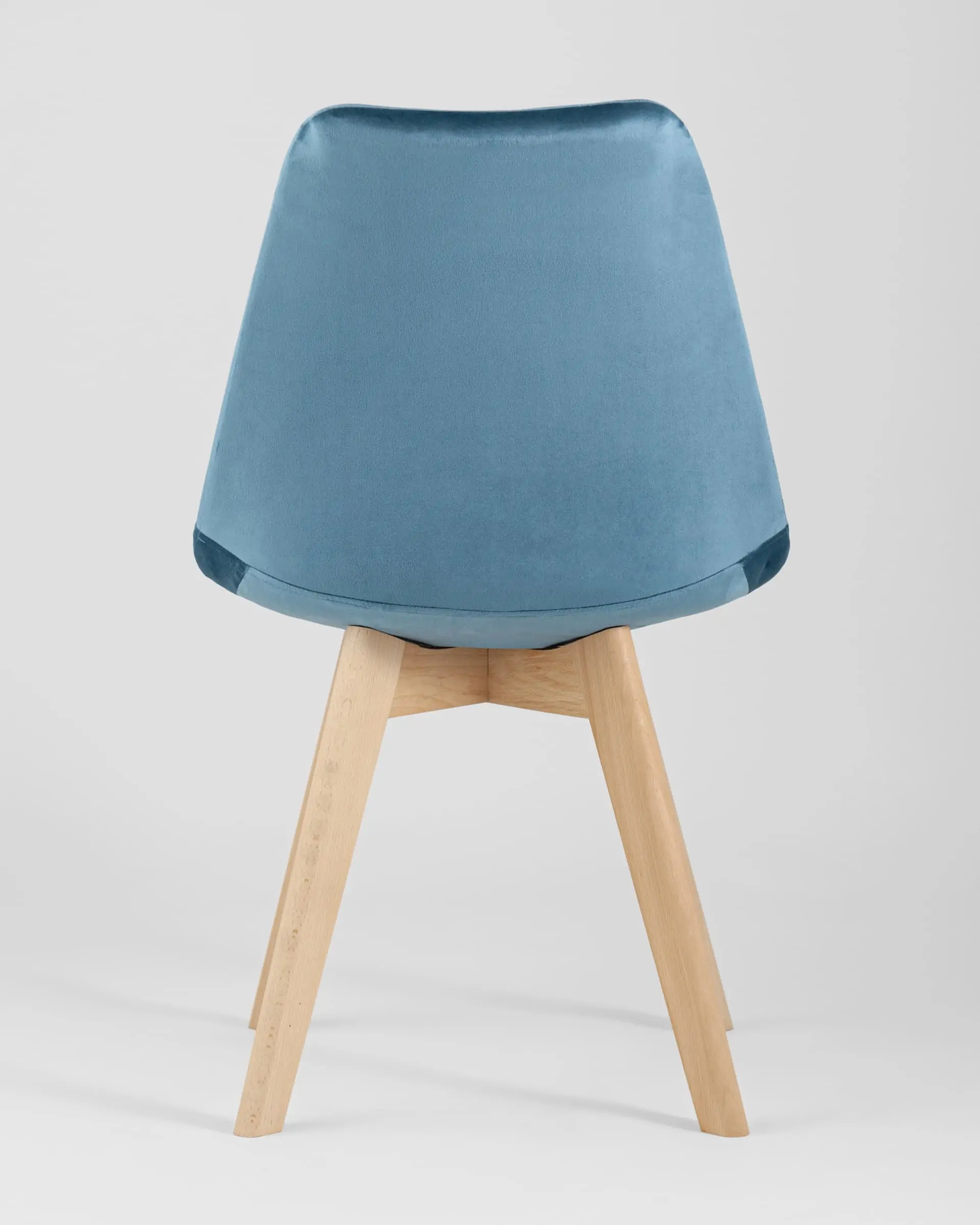 Обеденная группа стол раскладной Берген 160-220*90, 4 стула Frankfurt велюр синий