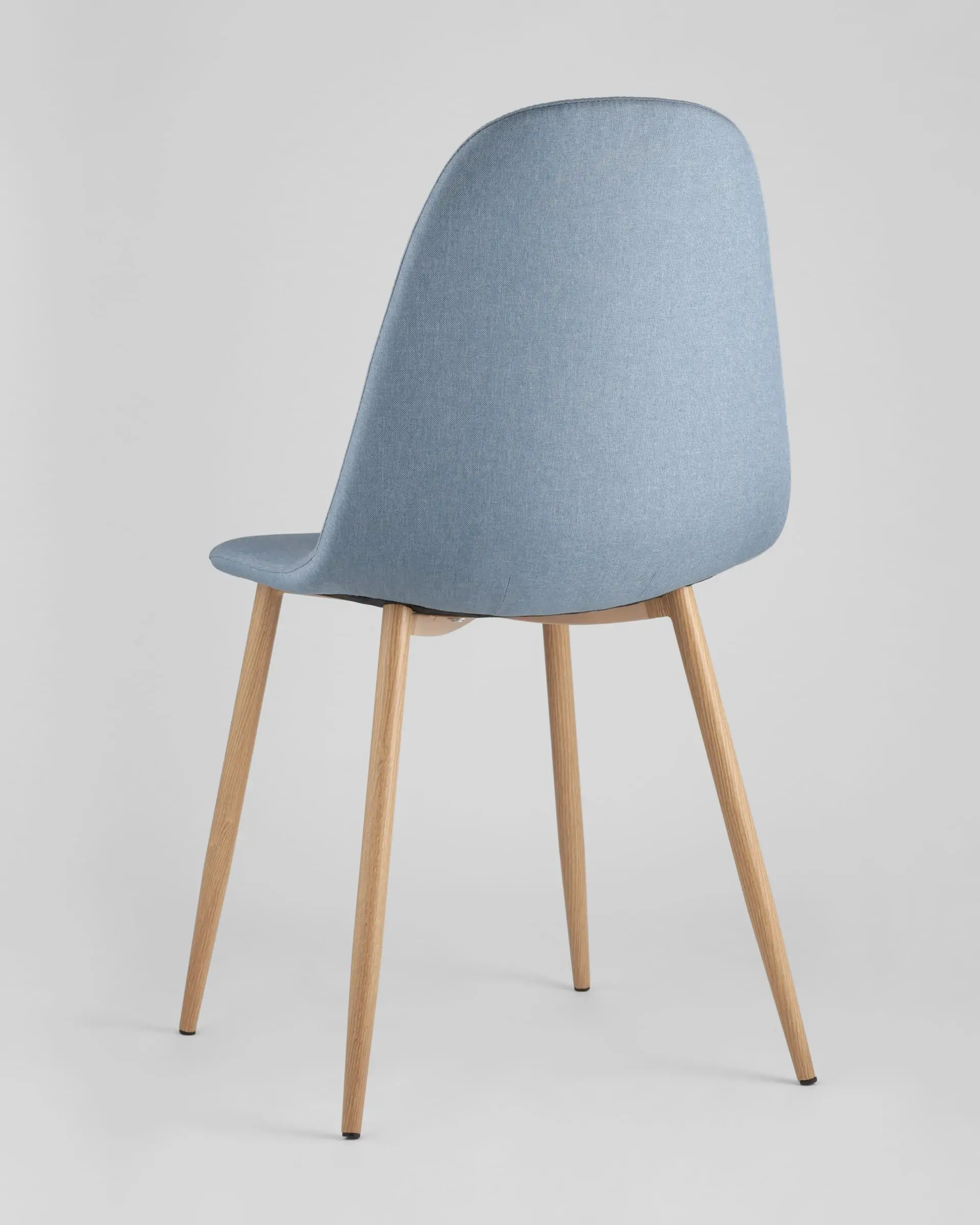 Обеденная группа стол Берген 120-180*80, 4 стула Валенсия голубые