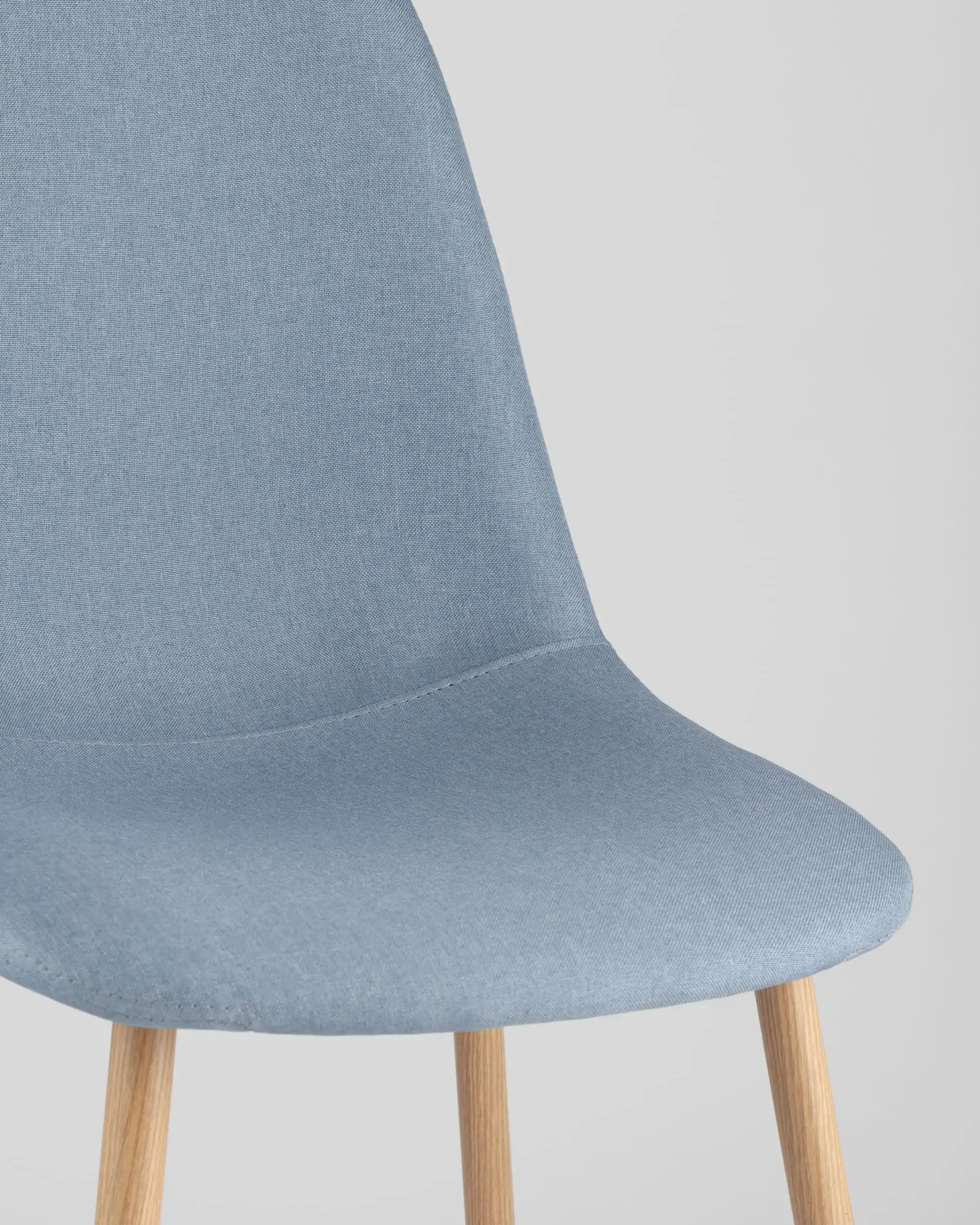 Обеденная группа стол Берген 120-180*80, 4 стула Валенсия голубые