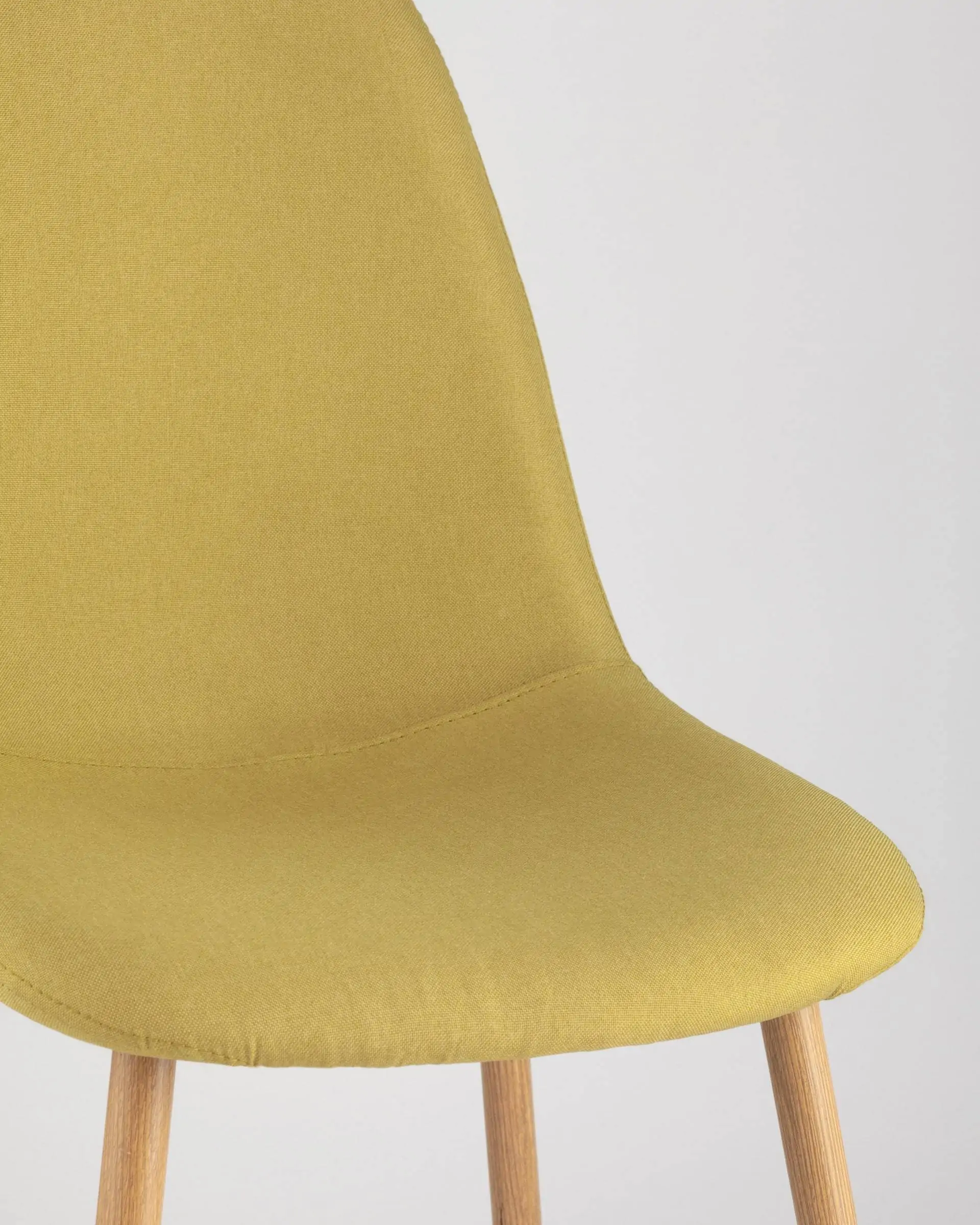 Обеденная группа стол Берген 120-180*80, 4 стула Валенсия желтые