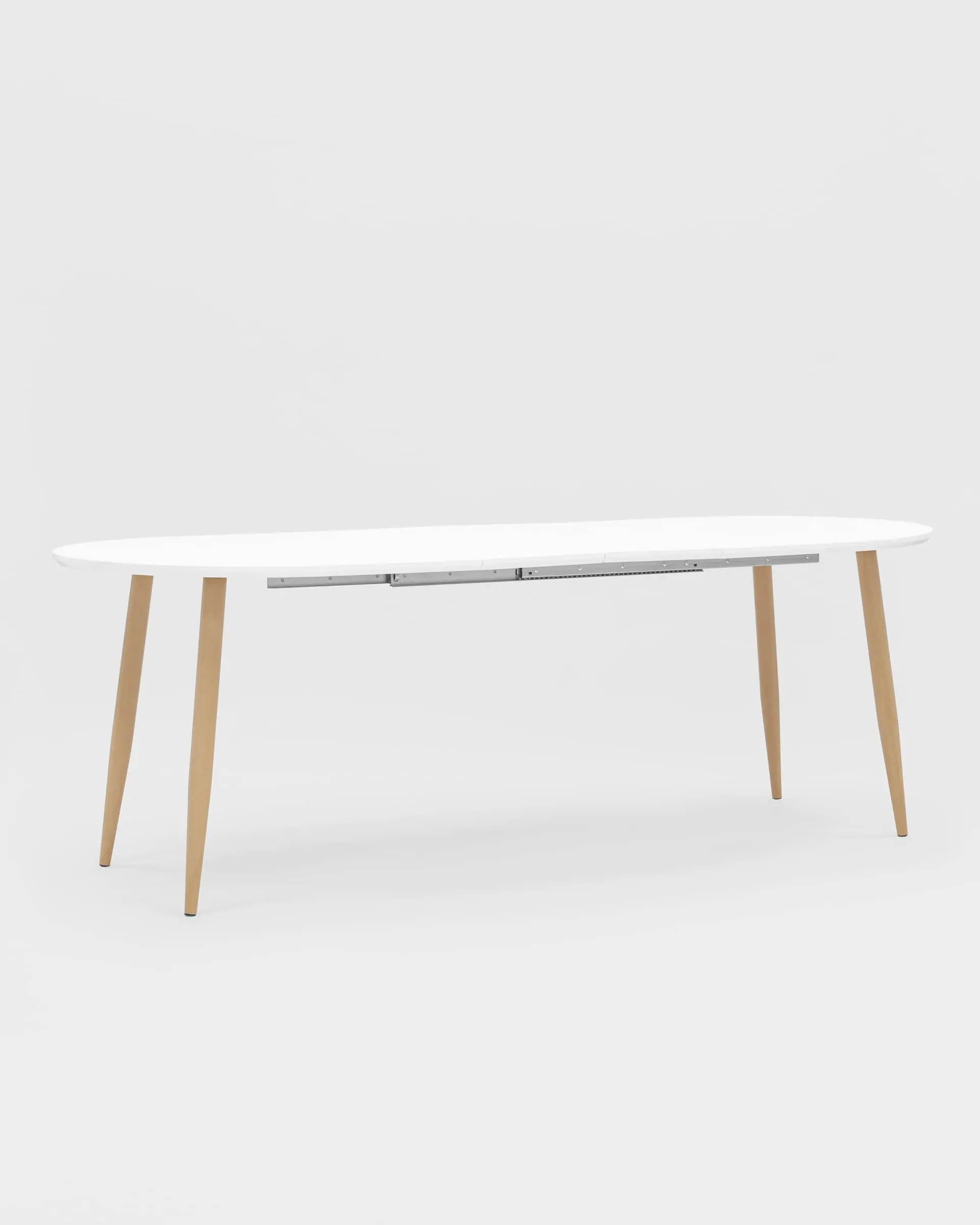 Обеденная группа стол Берген 160-220*90, 6 cтульев Frankfurt красные