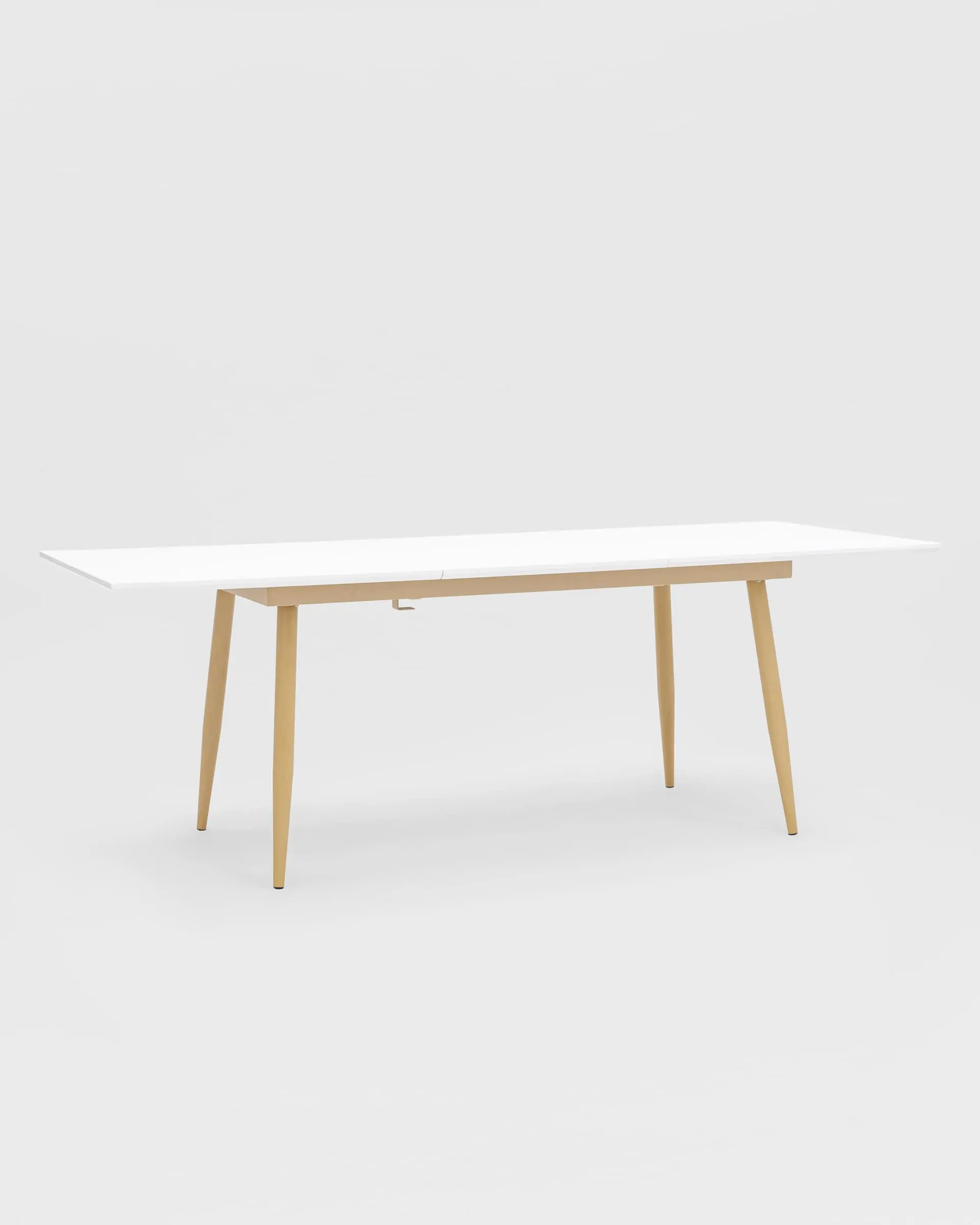 Обеденная группа стол Стокгольм 160-220*90, 6 стульев Frankfurt серые