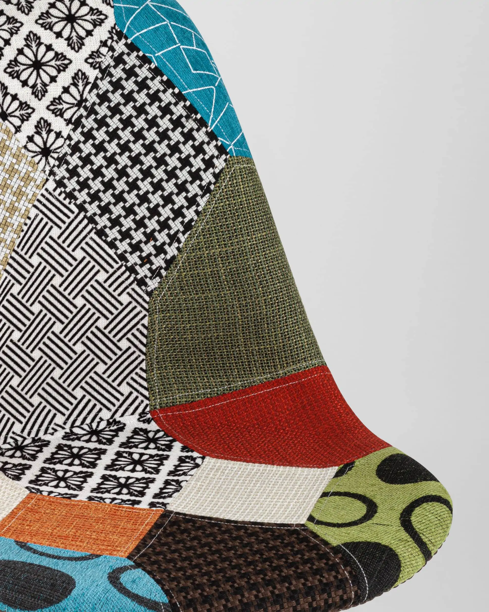 Обеденная группа стол Берген 160-220*90, 6 cтульев Frankfurt пэчворк