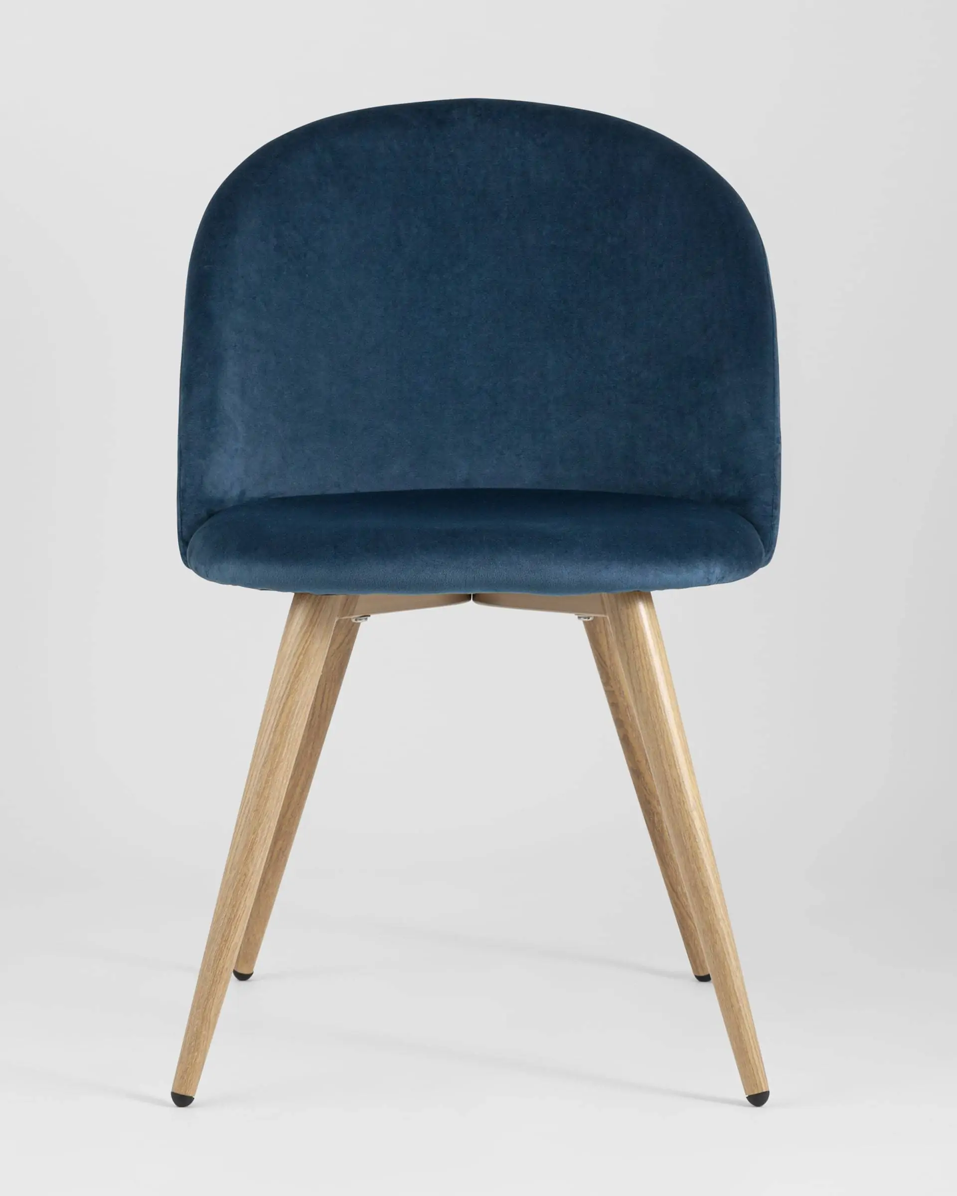 Обеденная группа стол Берген 120-180*80, 4 стула Лион велюр голубой