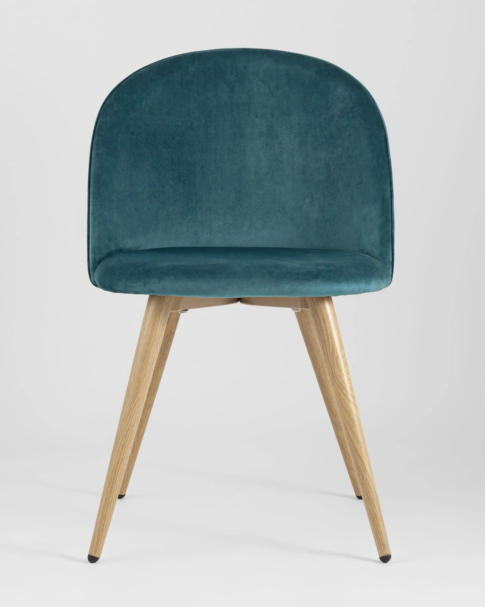 Обеденная группа стол Берген 120-180*80, 4 стула Лион велюр с ромбами аквамарин