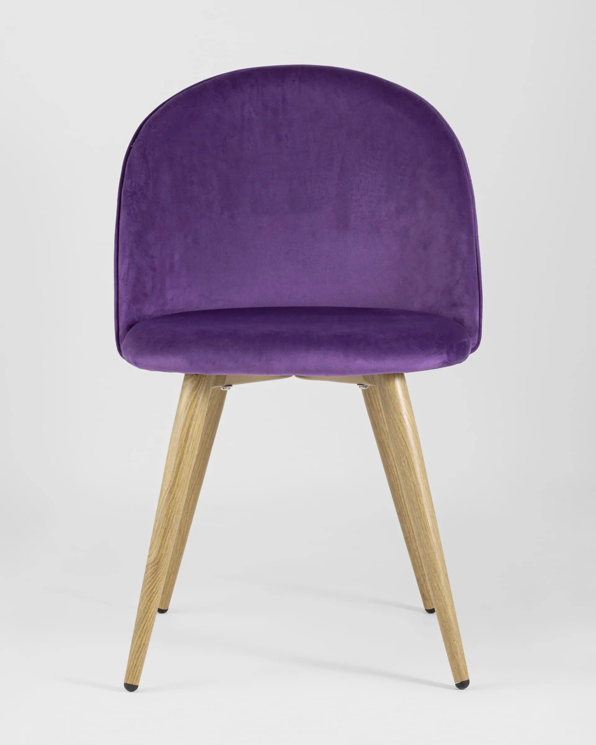 Обеденная группа стол Берген 120-180*80, 4 стула Лион велюр с ромбами лиловый