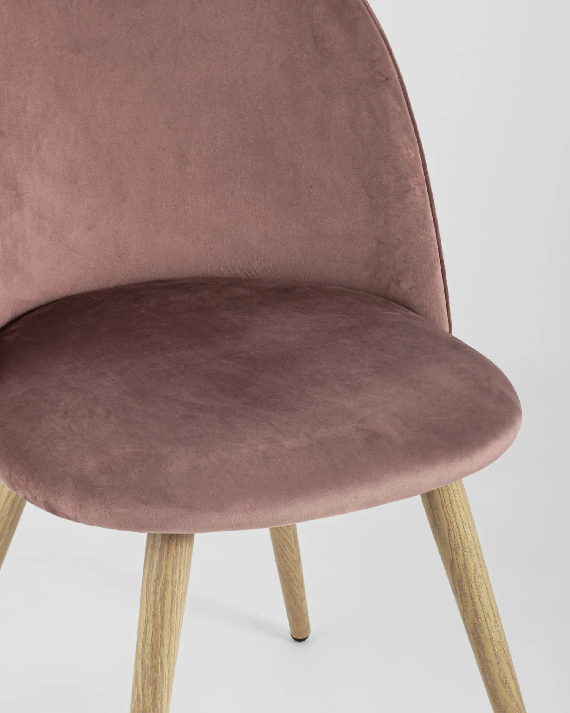 Обеденная группа стол Берген 120-180*80, 4 стула Лион велюр с ромбами розовый