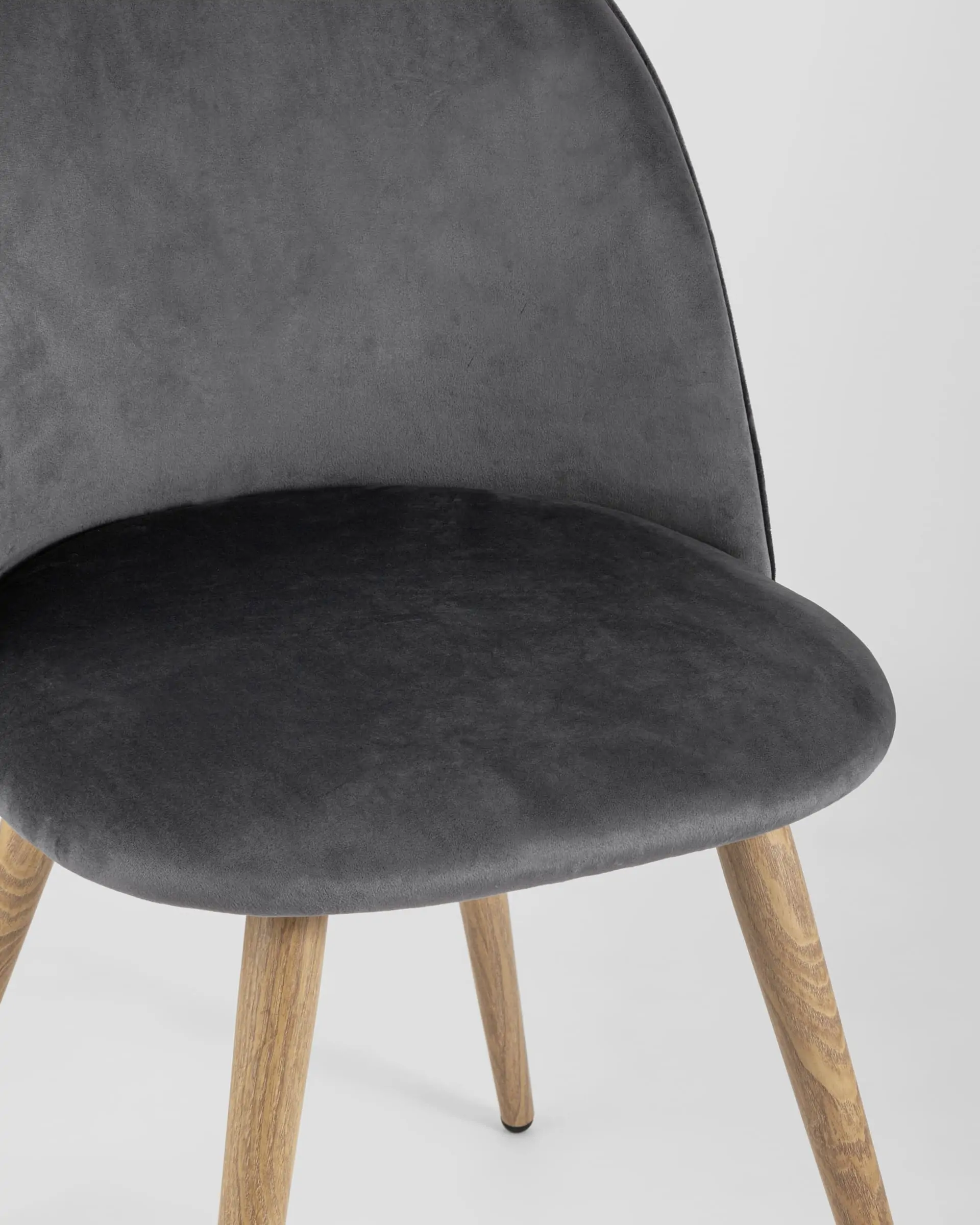 Обеденная группа стол Берген 120-180*80, 4 стула Лион велюр с ромбами серый