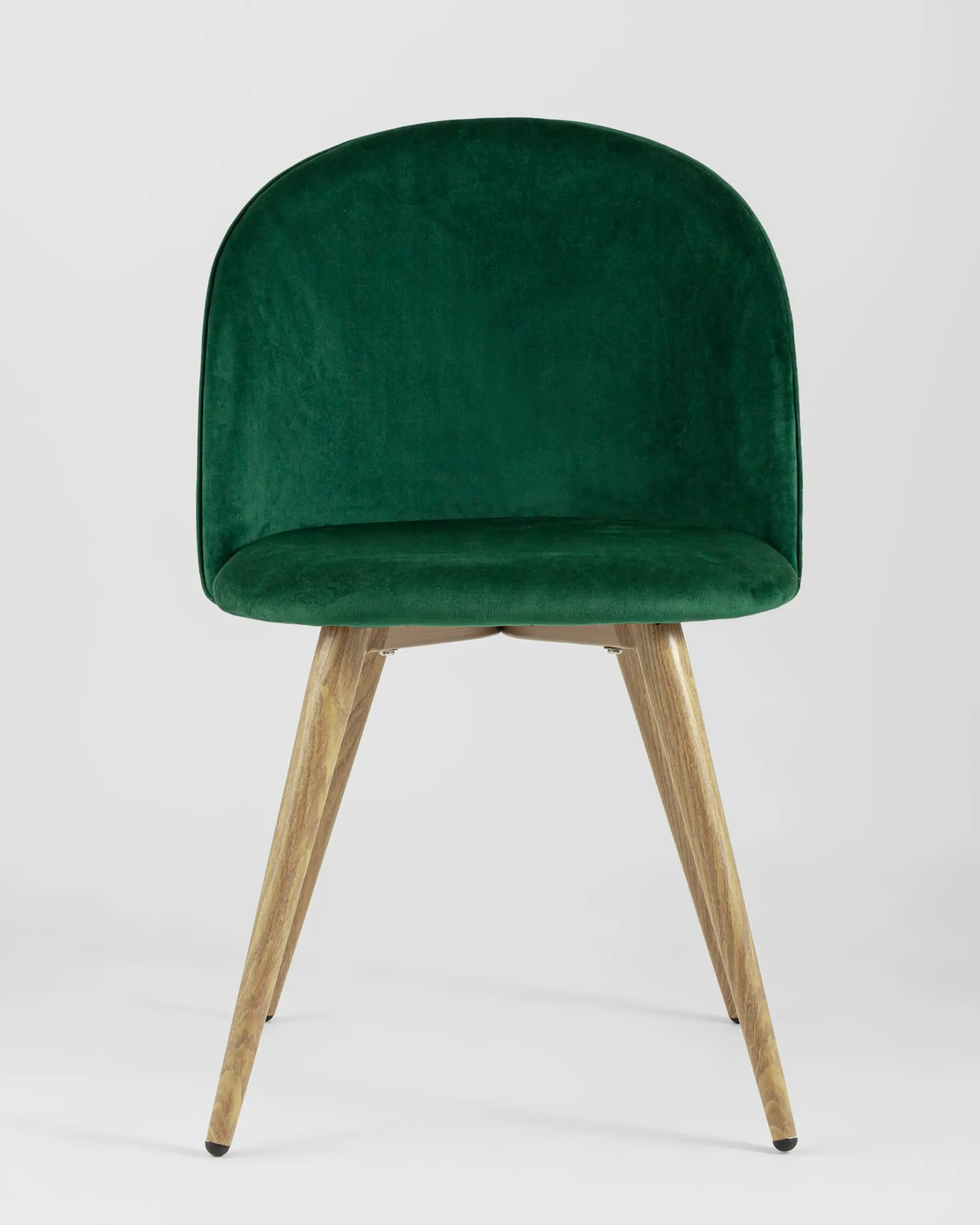 Обеденная группа стол Берген 120-180*80, 4 стула Лион велюр с ромбами зеленый