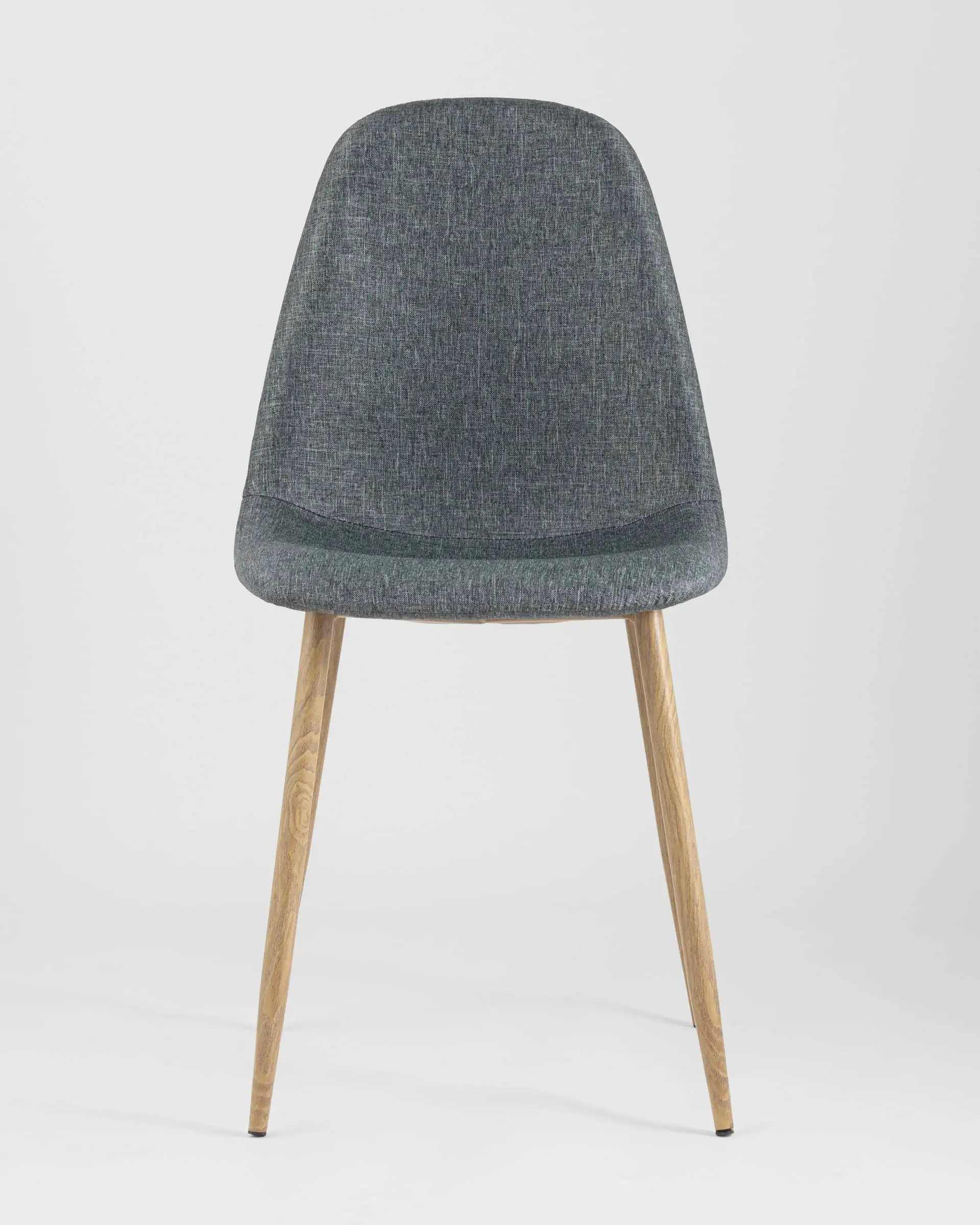 Обеденная группа стол Стокгольм 160-220*90, 6 стульев Валенсия темно-серые