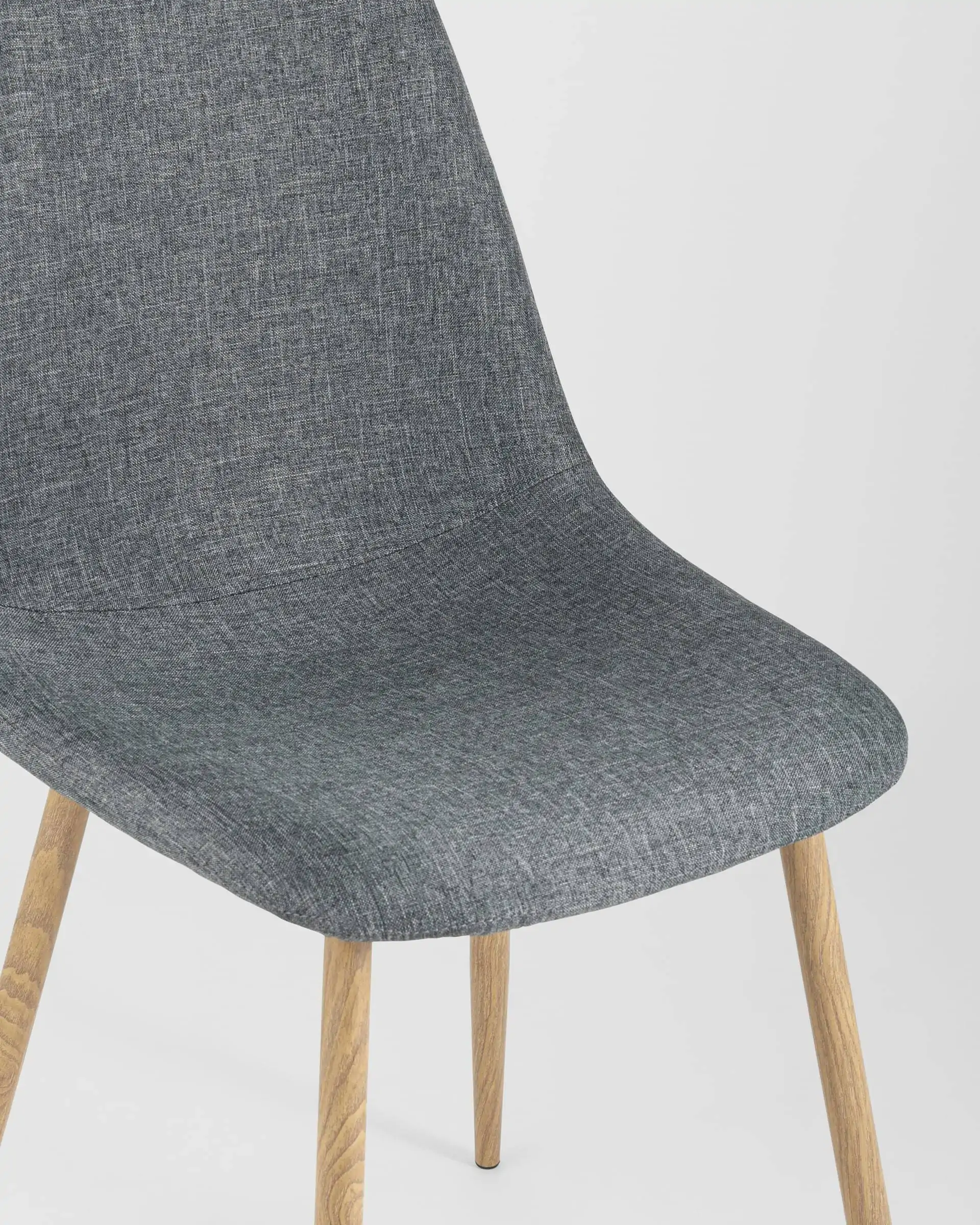 Обеденная группа стол Берген 120-180*80, 4 стула Валенсия темно-серые