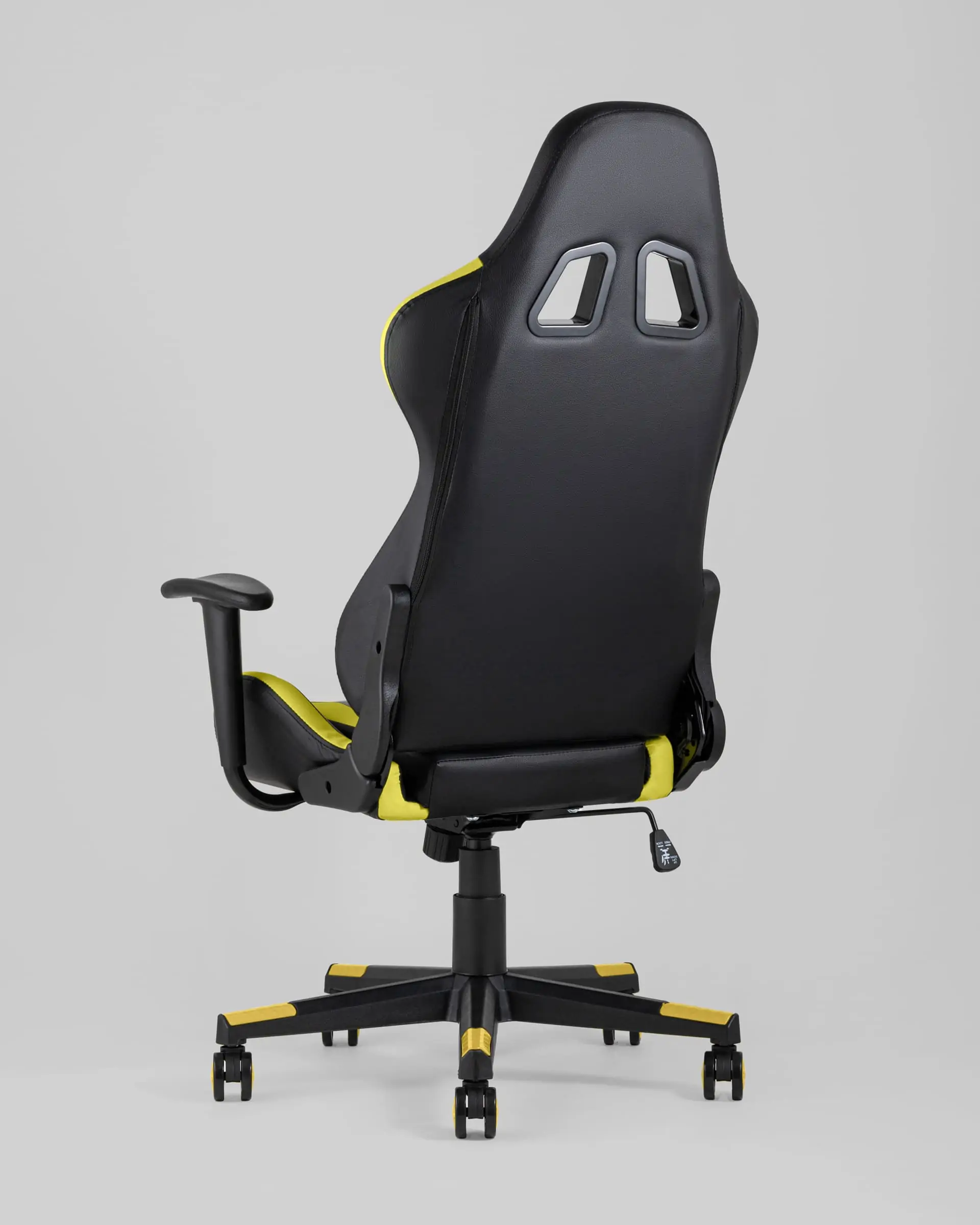 Кресло игровое TopChairs Gallardo желтое с подушкой