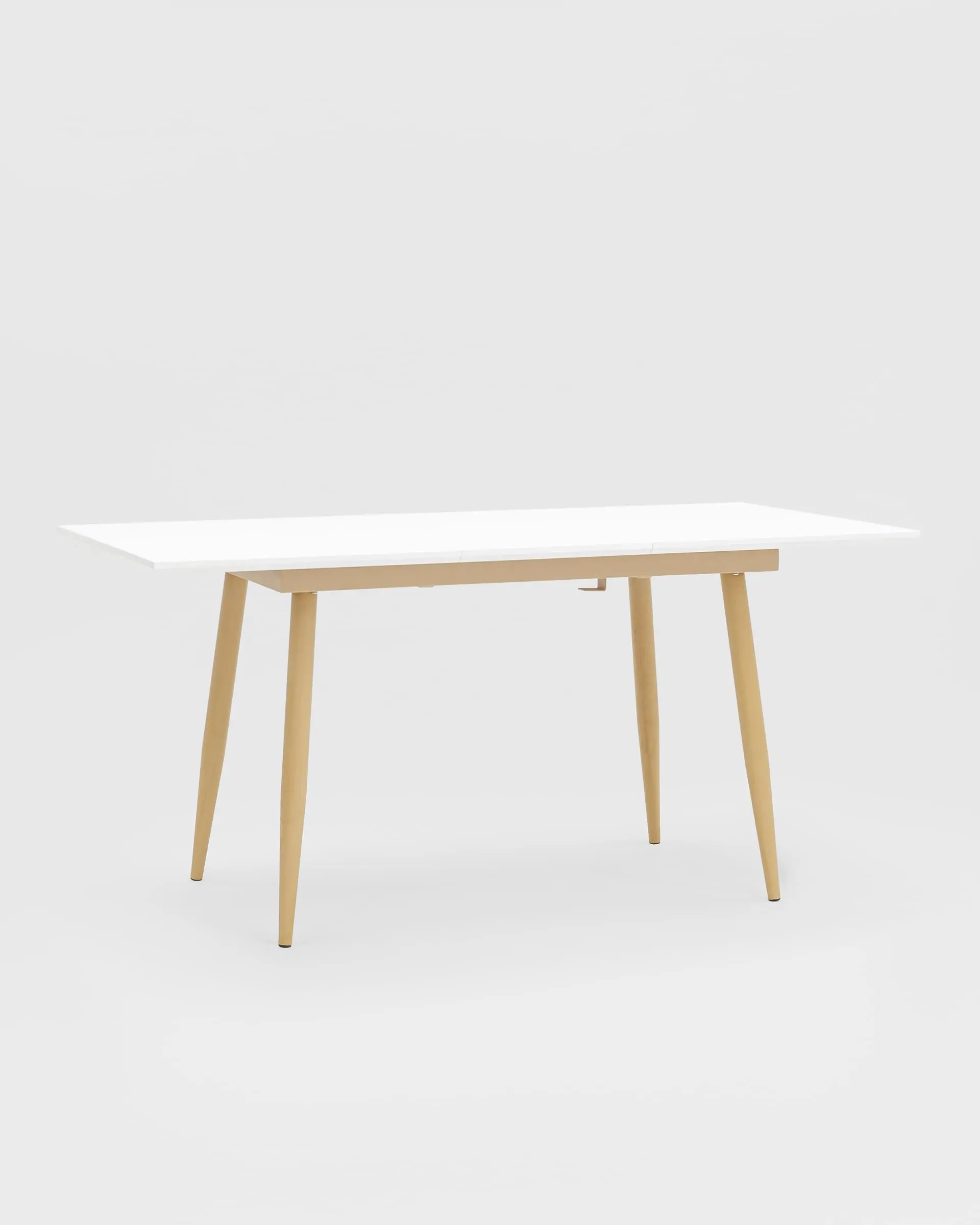 Обеденная группа стол Стокгольм 120-160*80, 4 стула Лион велюр с ромбами лиловый