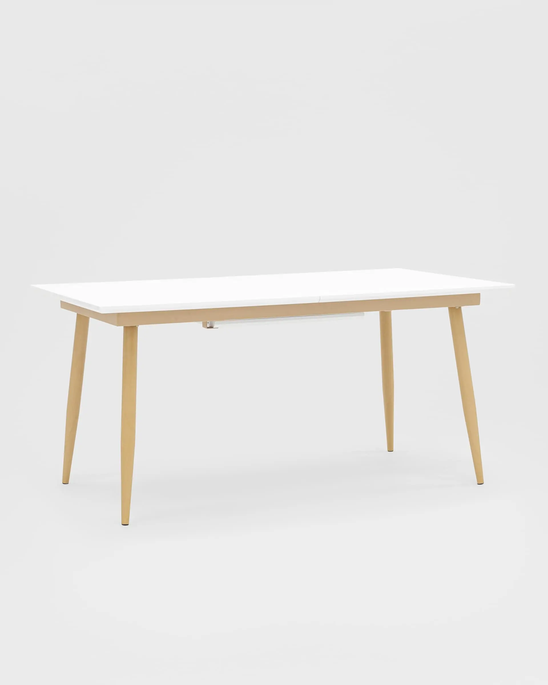 Обеденная группа стол Стокгольм 160-220*90, 6 cтульев Валенсия велюр темно-зеленый