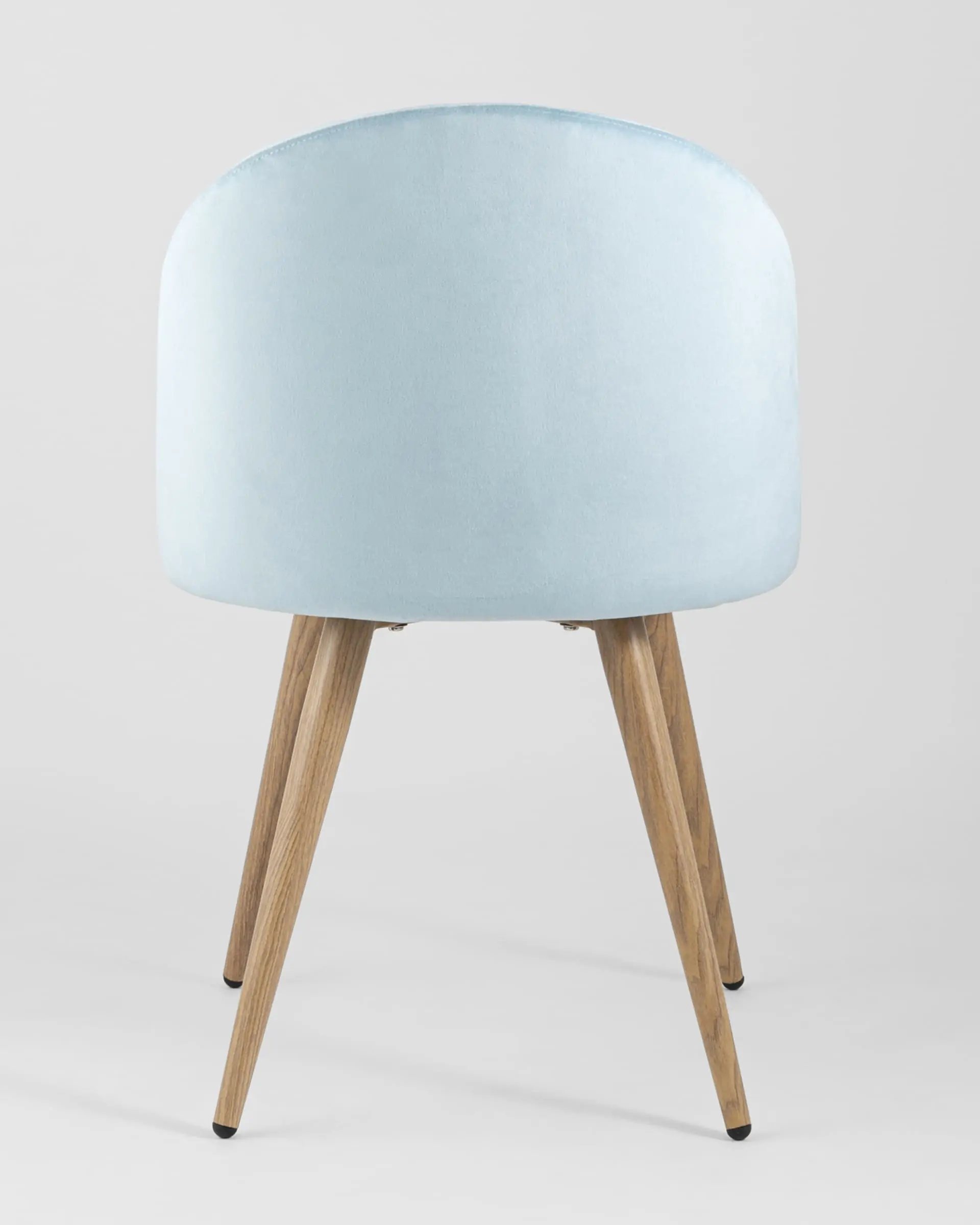 Обеденная группа стол Стокгольм 120-160*80, 4 стула Лион велюр пыльно-голубой