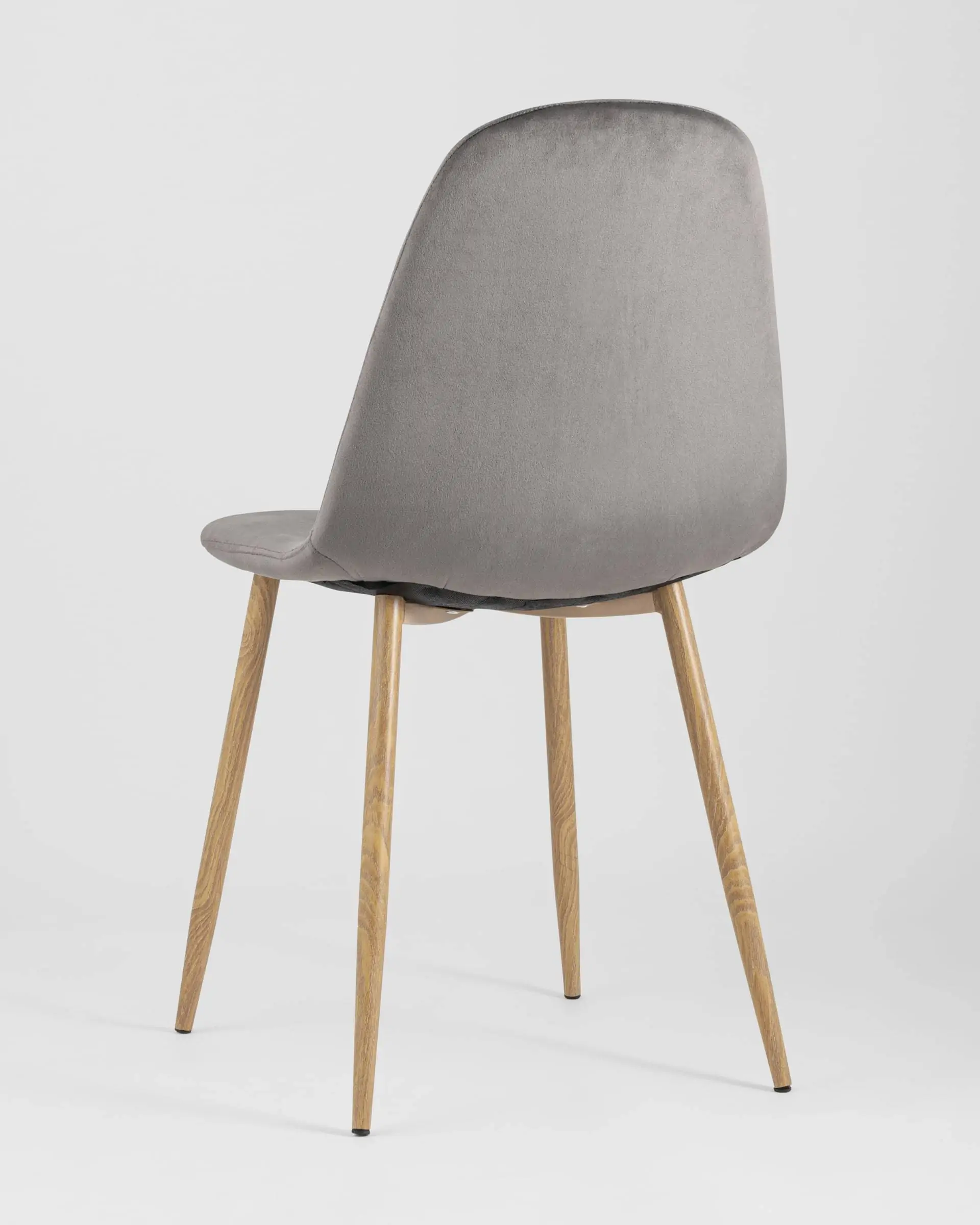 Обеденная группа стол Берген 120-180*80, 4 стула Валенсия велюр серый