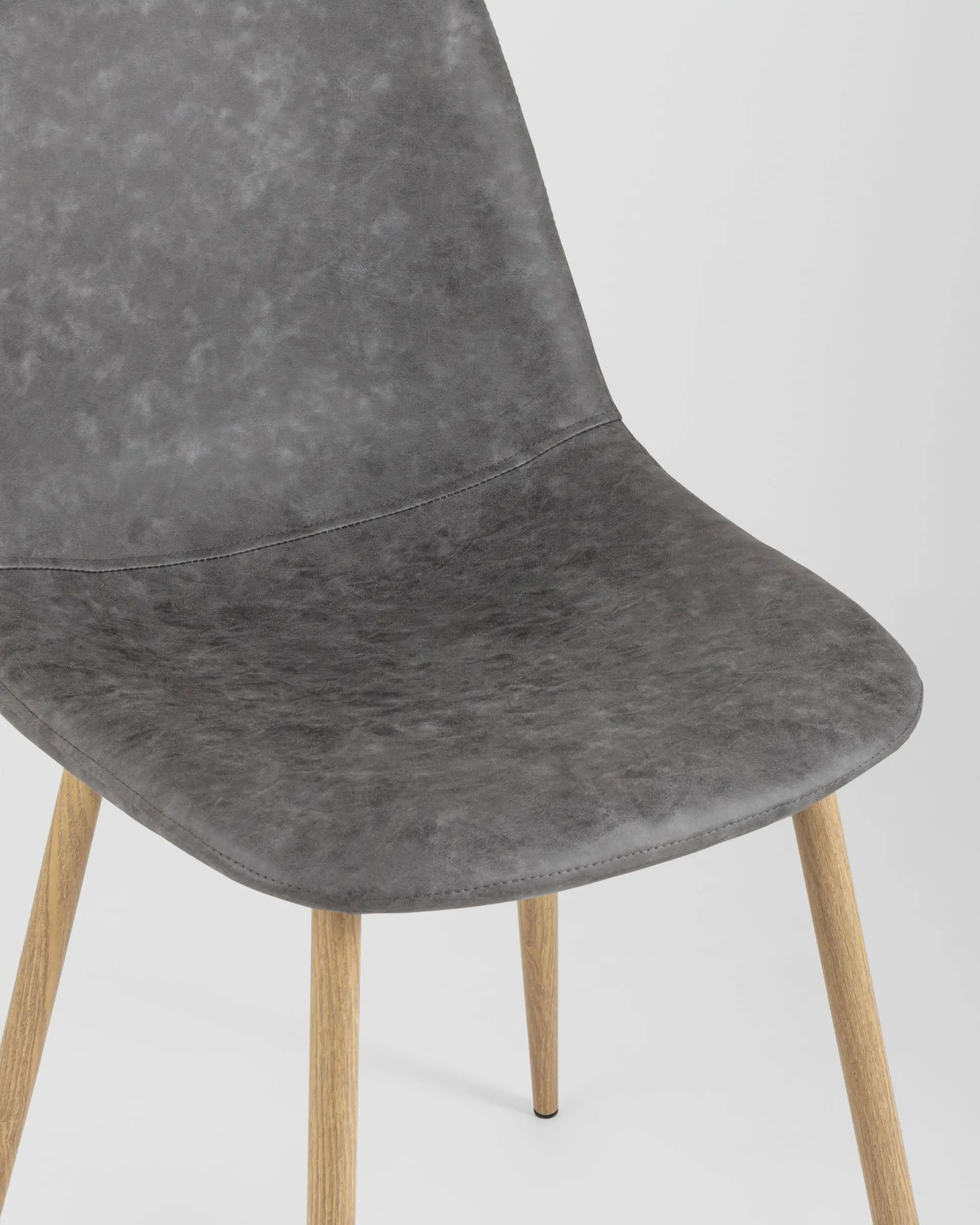 Обеденная группа стол Берген 120-180*80, 4 стула Валенсия винтаж серый