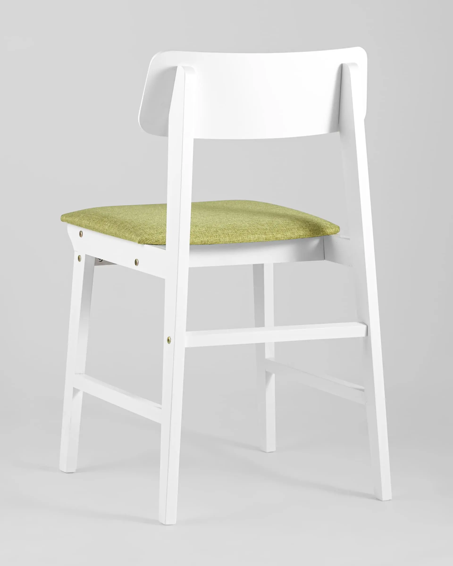 Обеденная группа стол GUDI 120*75 белый, стулья ODEN WHITE оливковые 4 шт.