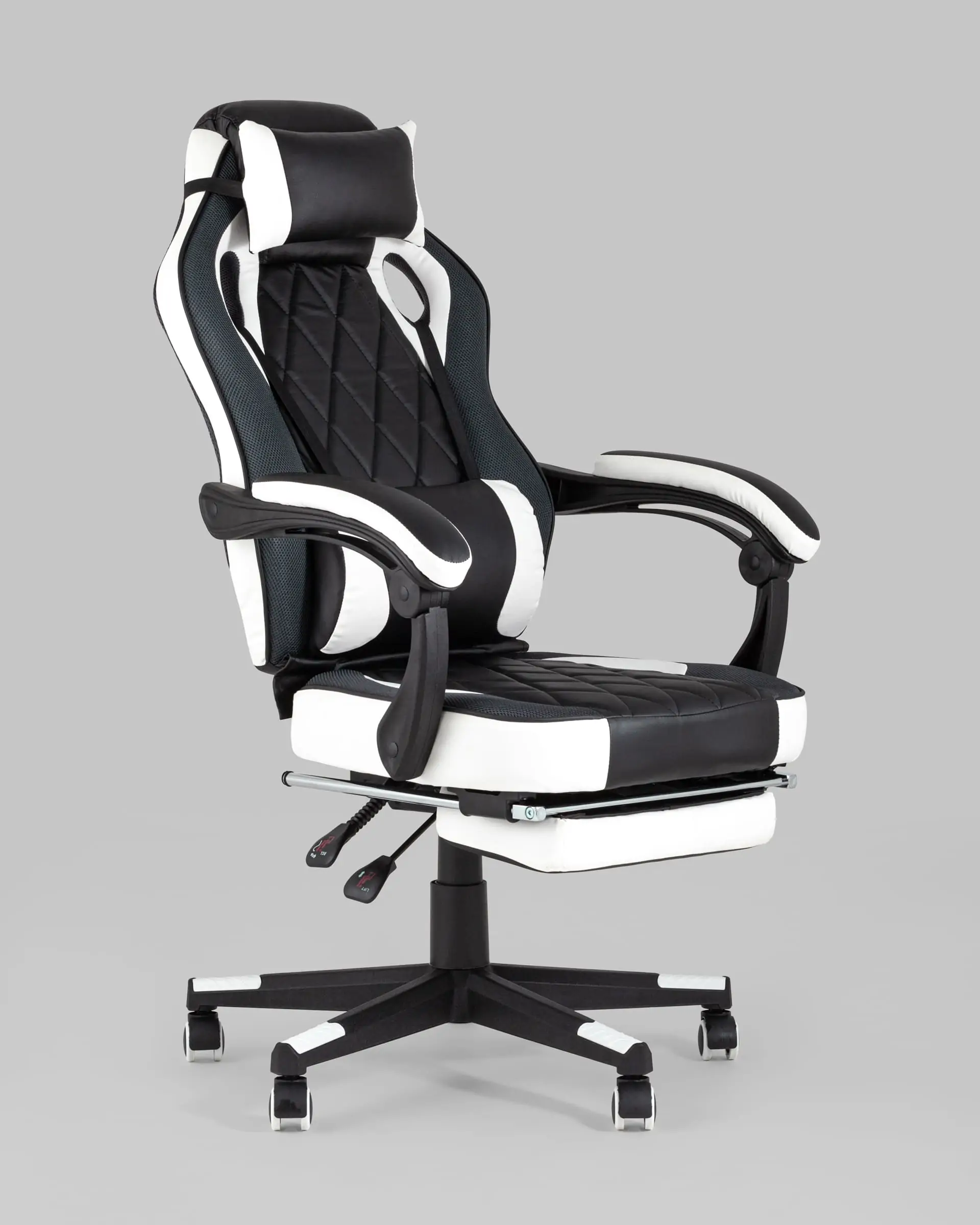 Кресло игровое TopChairs Virage черно-белое – купить за 16890 ₽. | Стул Груп