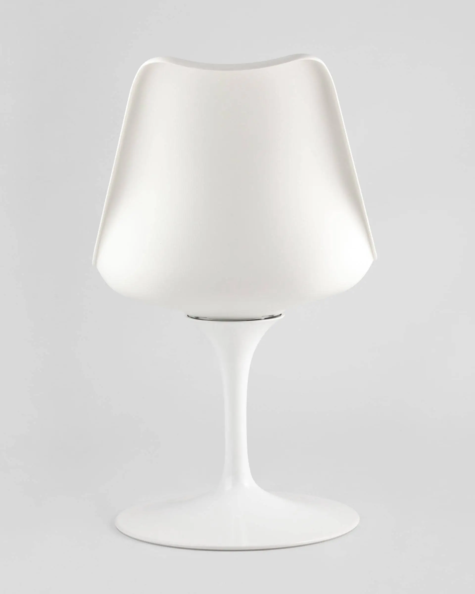 Обеденная группа стол Tulip D80 белый, стулья Tulip белые 2 шт.